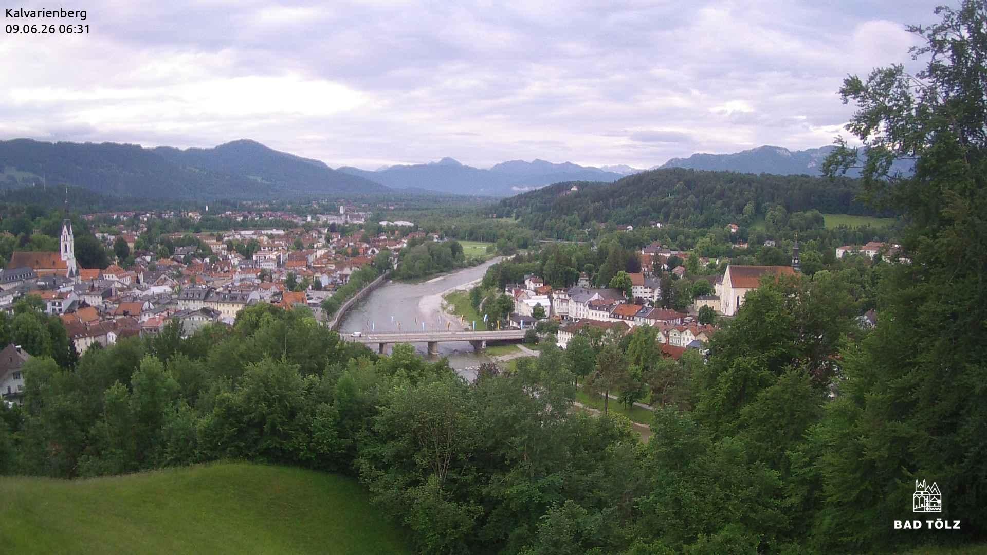 Archived image Webcam Bad Tölz - Kalvarienberg