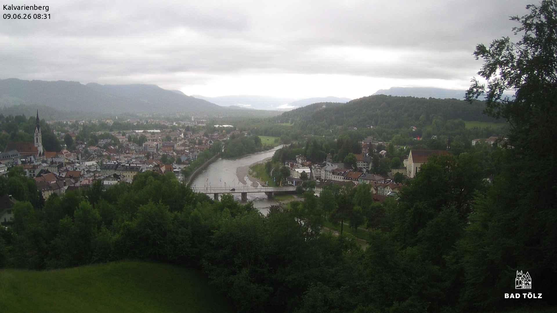 Archived image Webcam Bad Tölz - Kalvarienberg