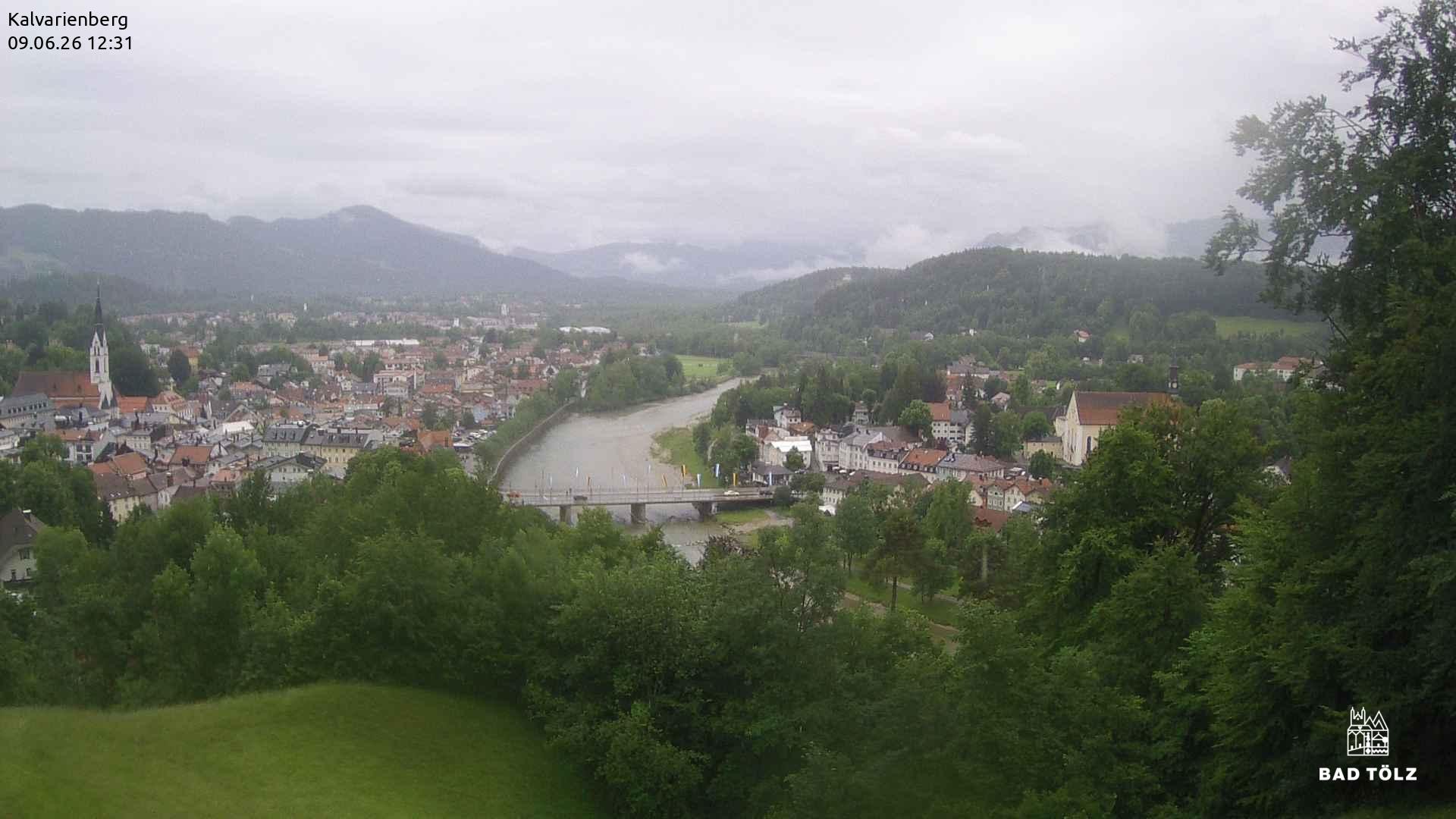Archived image Webcam Bad Tölz - Kalvarienberg