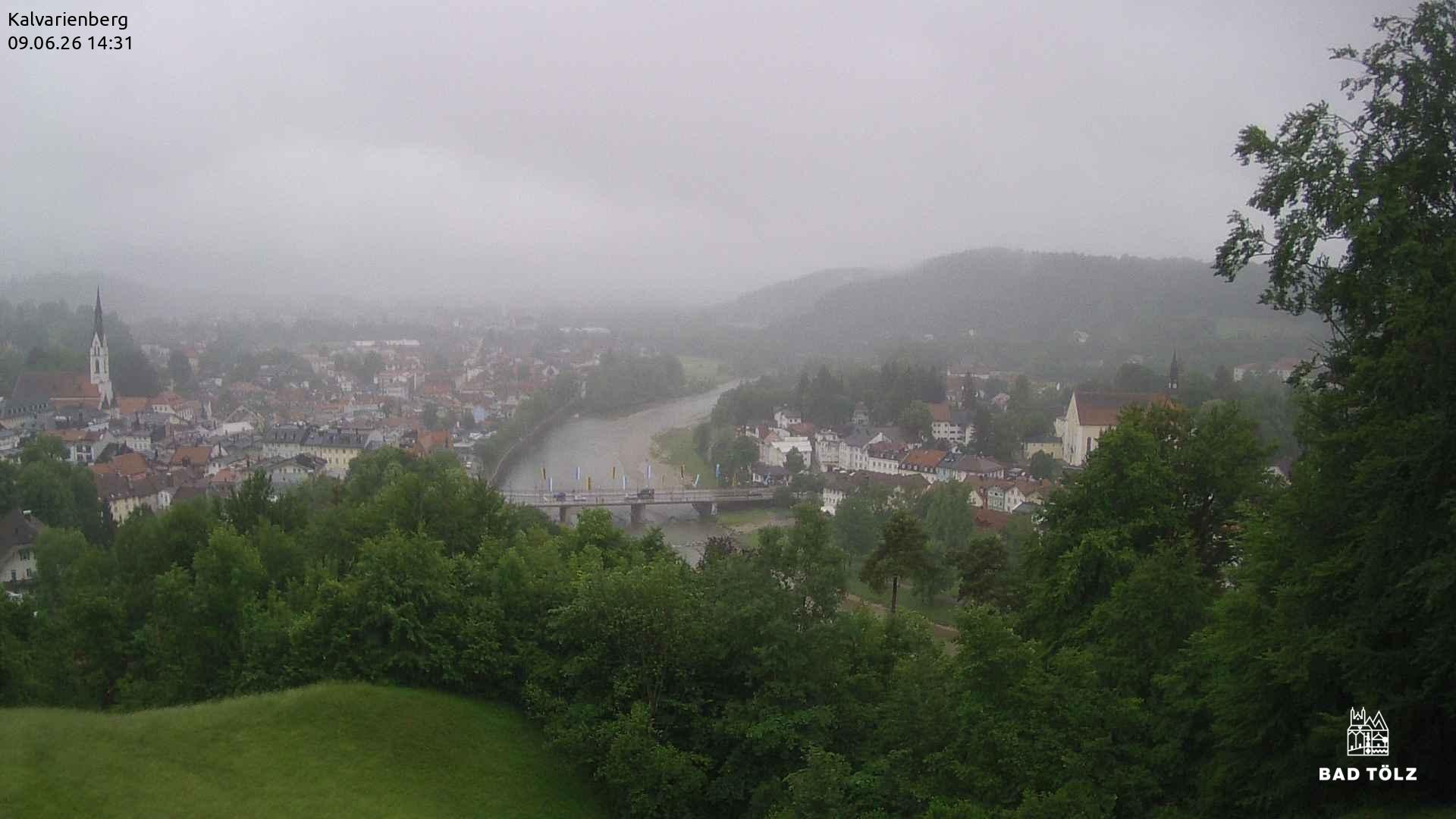 Archived image Webcam Bad Tölz - Kalvarienberg