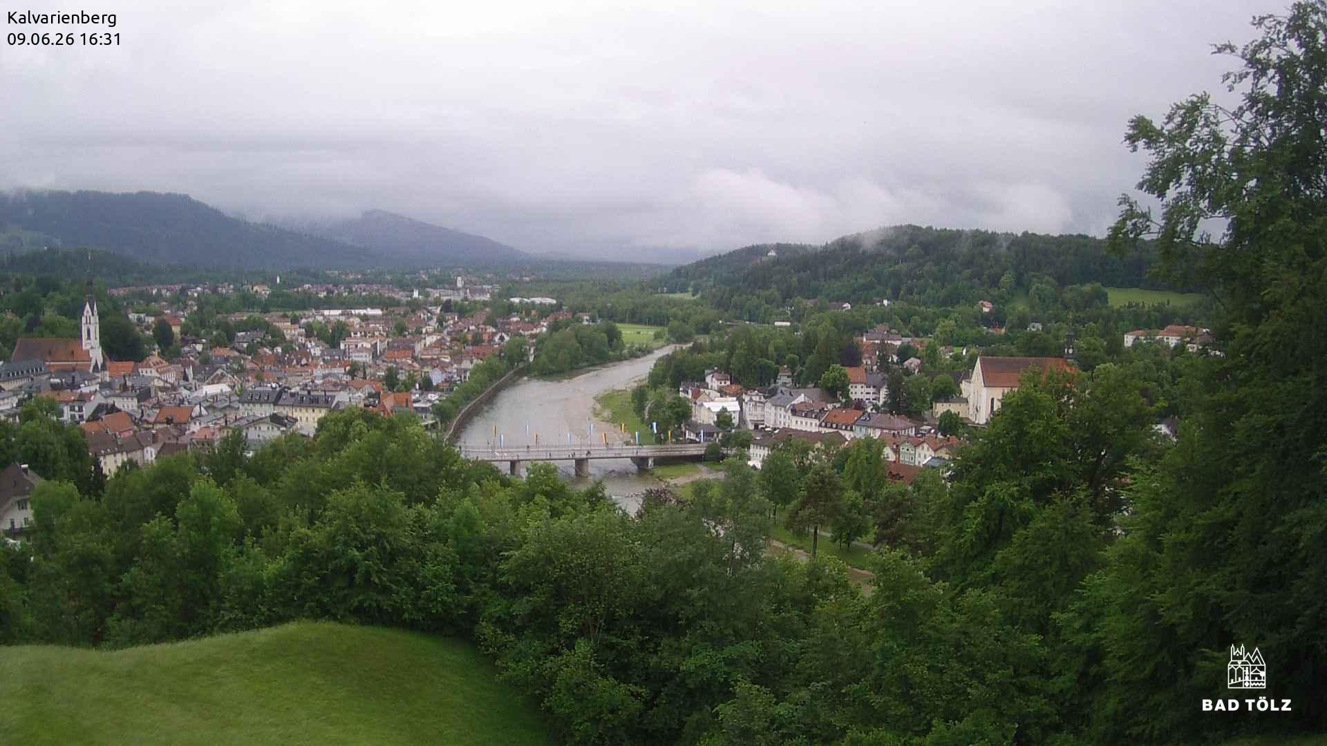 Archiv Foto Webcam Kalvarienberg bei Bad Tölz