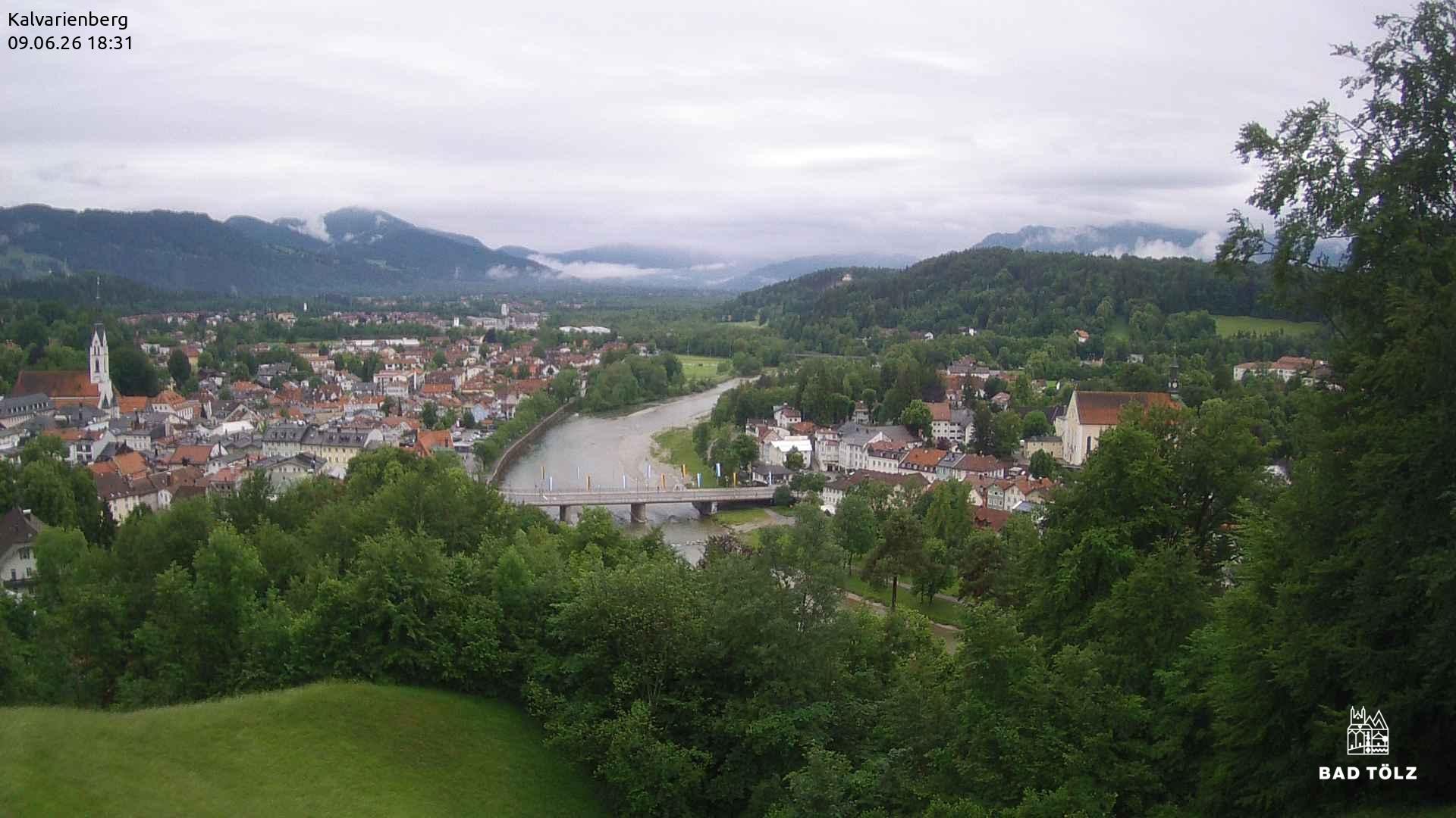 Archived image Webcam Bad Tölz - Kalvarienberg