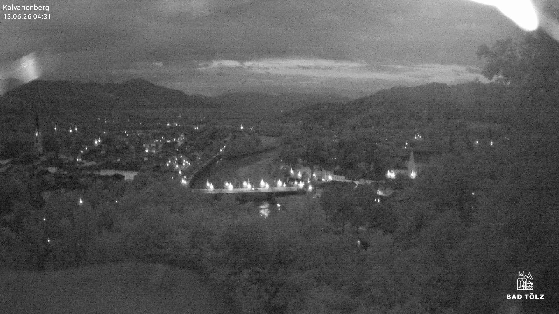 Archiv Foto Webcam Kalvarienberg bei Bad Tölz