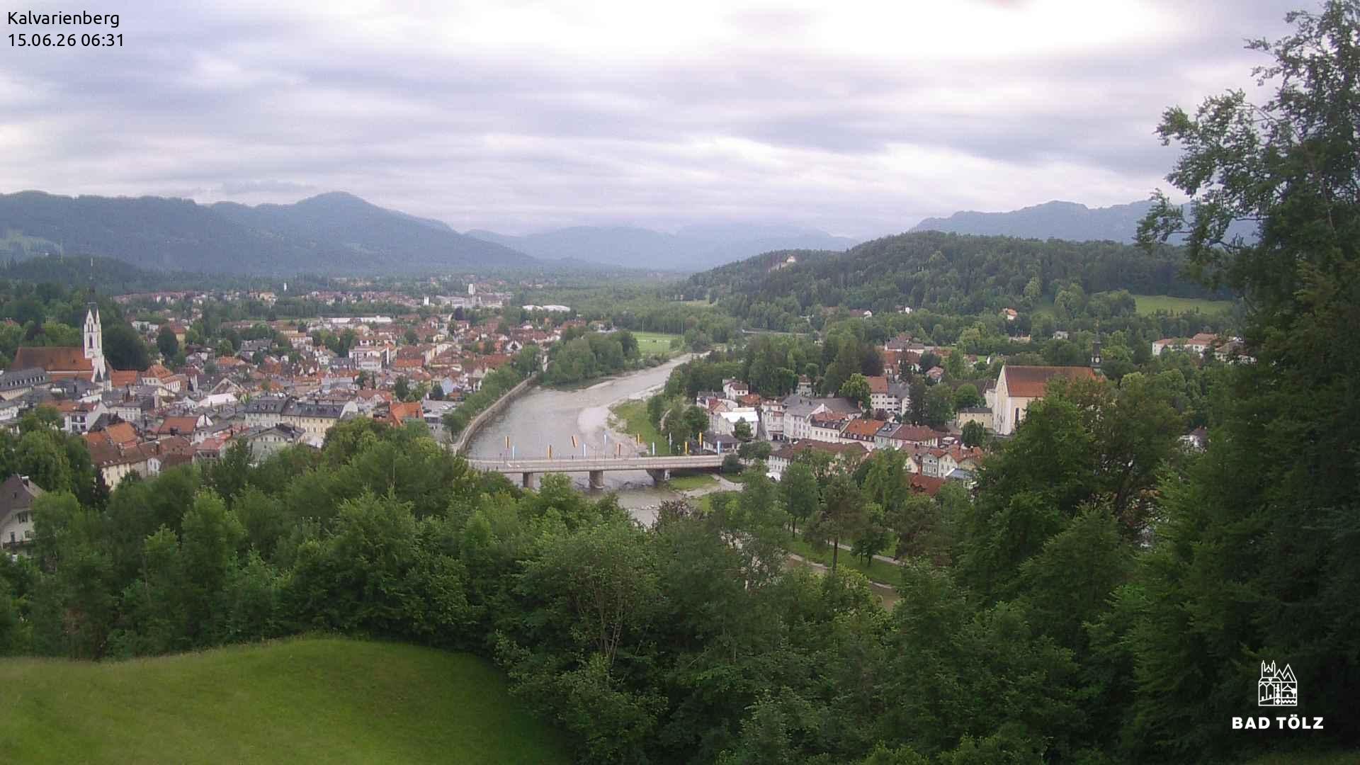 Archiv Foto Webcam Kalvarienberg bei Bad Tölz