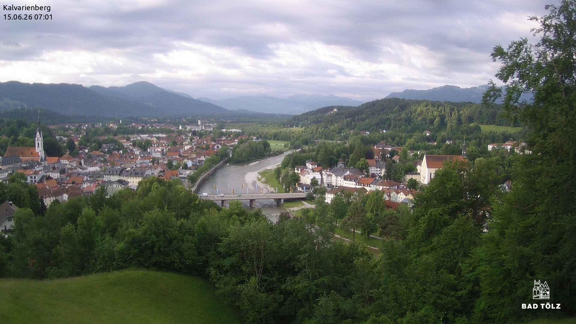 Archiv Foto Webcam Kalvarienberg bei Bad Tölz