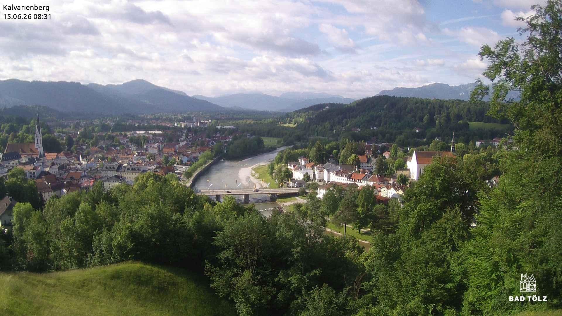 Archiv Foto Webcam Kalvarienberg bei Bad Tölz