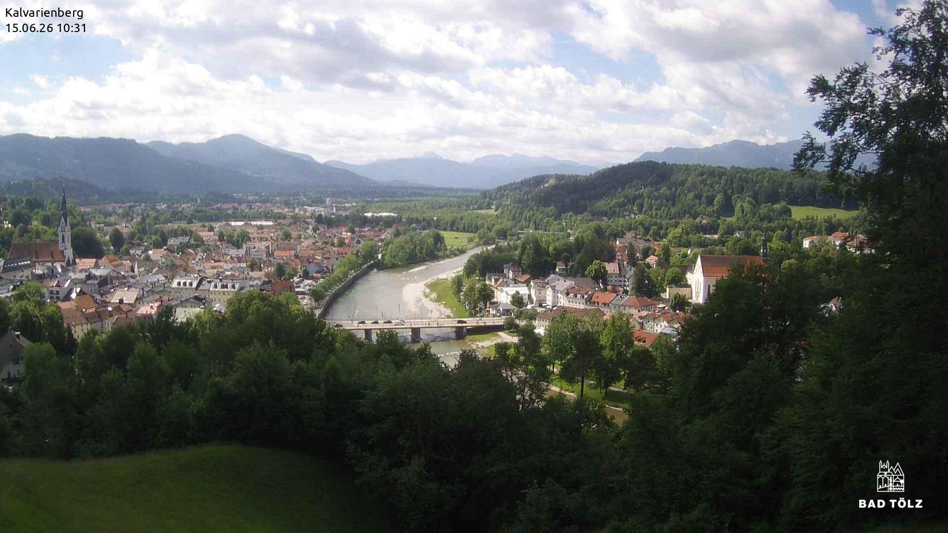 Archiv Foto Webcam Kalvarienberg bei Bad Tölz