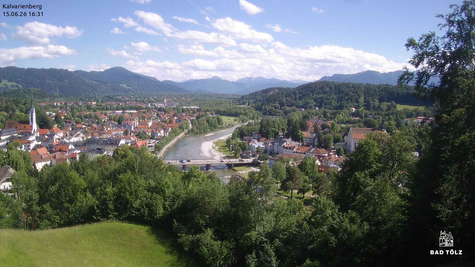 Archiv Foto Webcam Kalvarienberg bei Bad Tölz