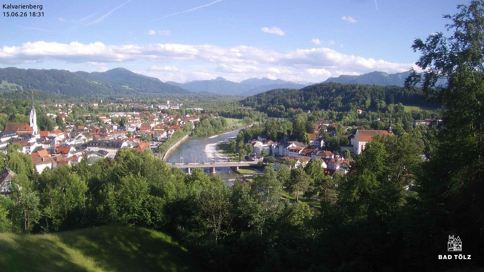 Archiv Foto Webcam Kalvarienberg bei Bad Tölz