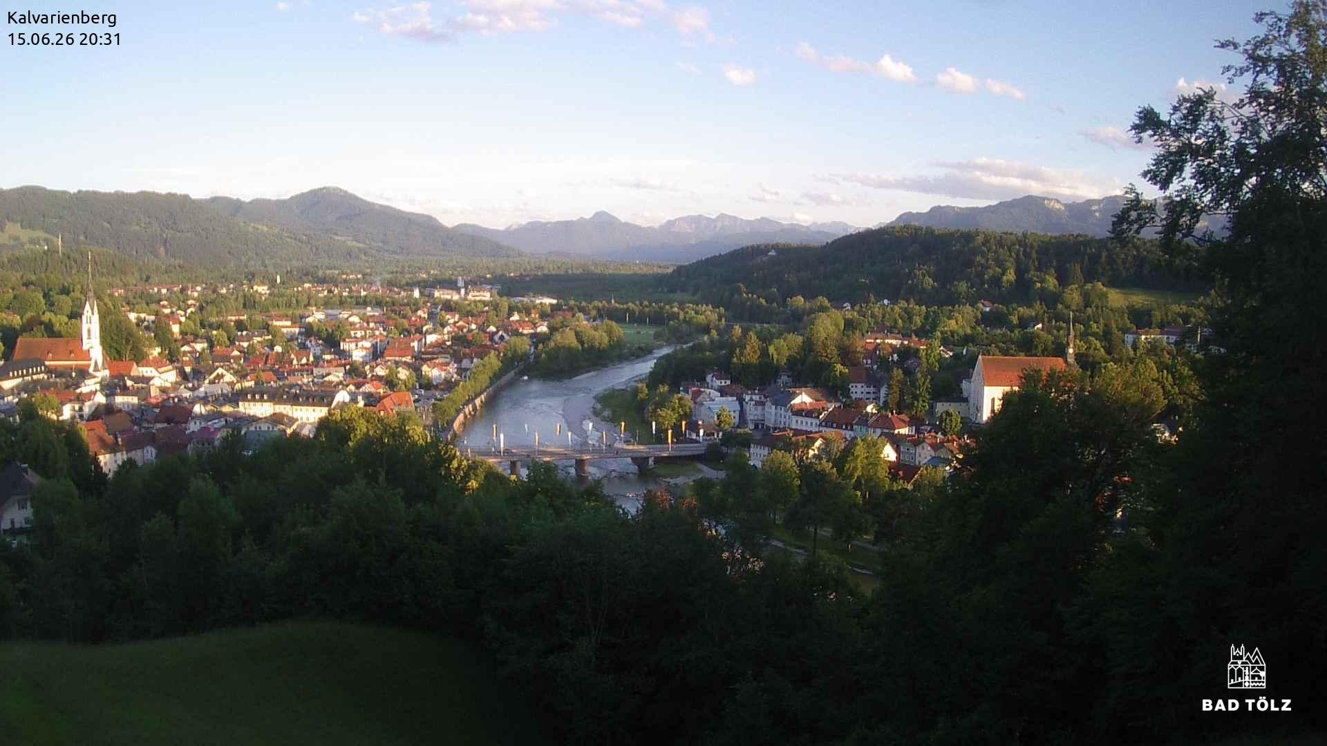 Archived image Webcam Bad Tölz - Kalvarienberg