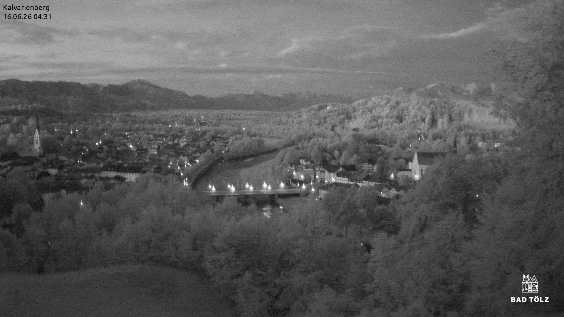 Archiv Foto Webcam Kalvarienberg bei Bad Tölz