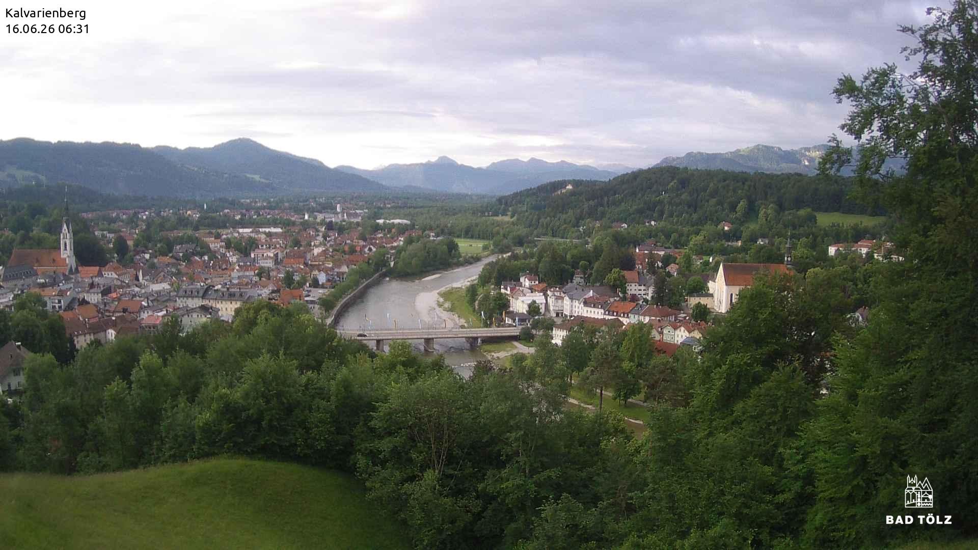 Archiv Foto Webcam Kalvarienberg bei Bad Tölz
