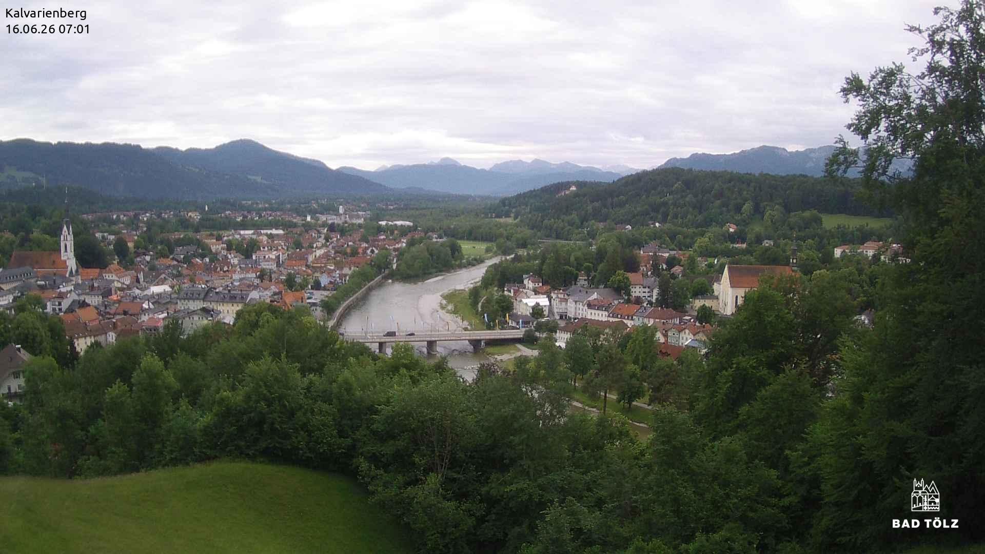 Archiv Foto Webcam Kalvarienberg bei Bad Tölz