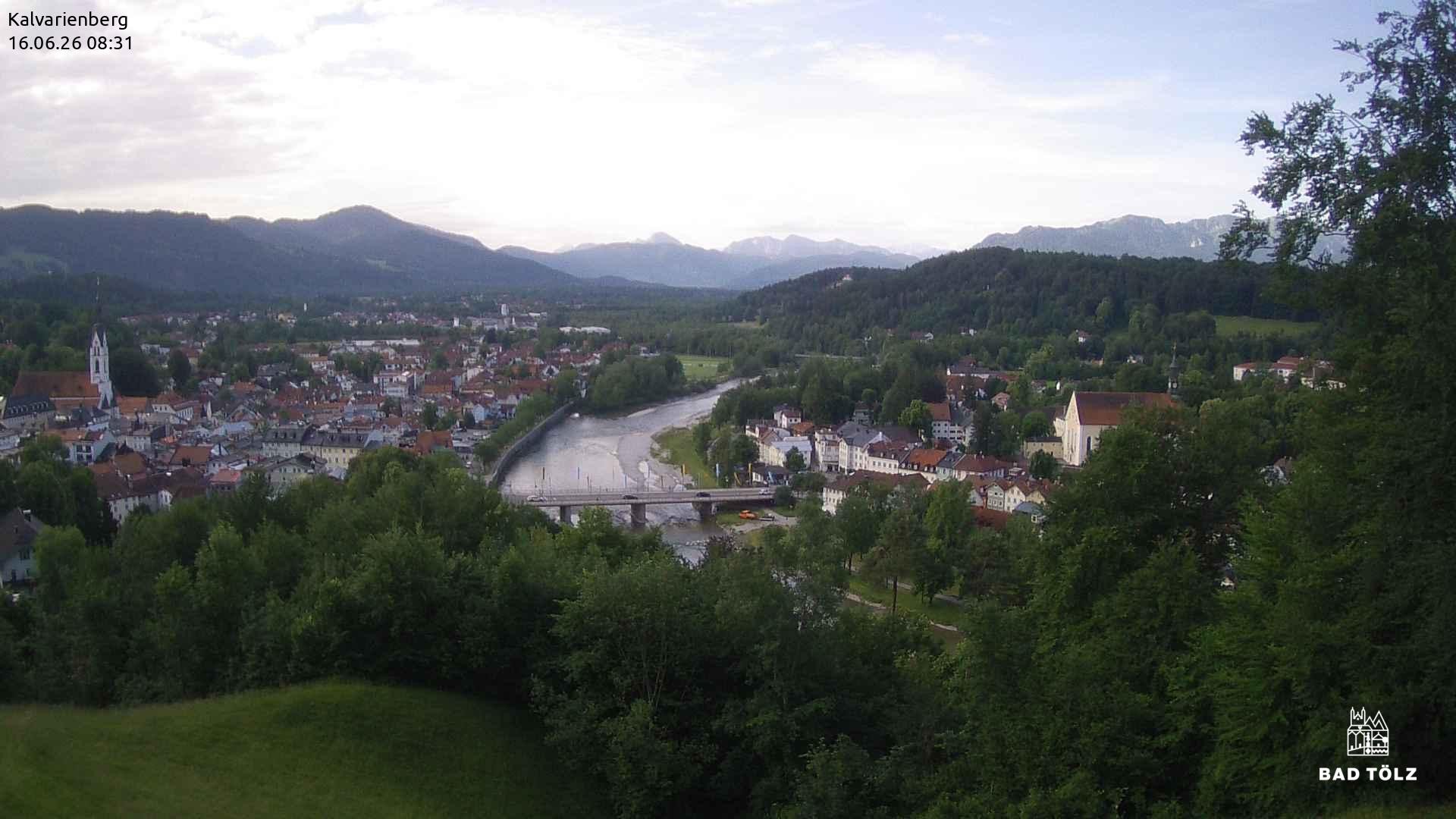 Archiv Foto Webcam Kalvarienberg bei Bad Tölz