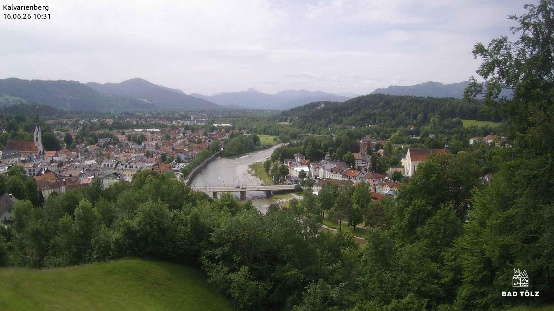 Archiv Foto Webcam Kalvarienberg bei Bad Tölz