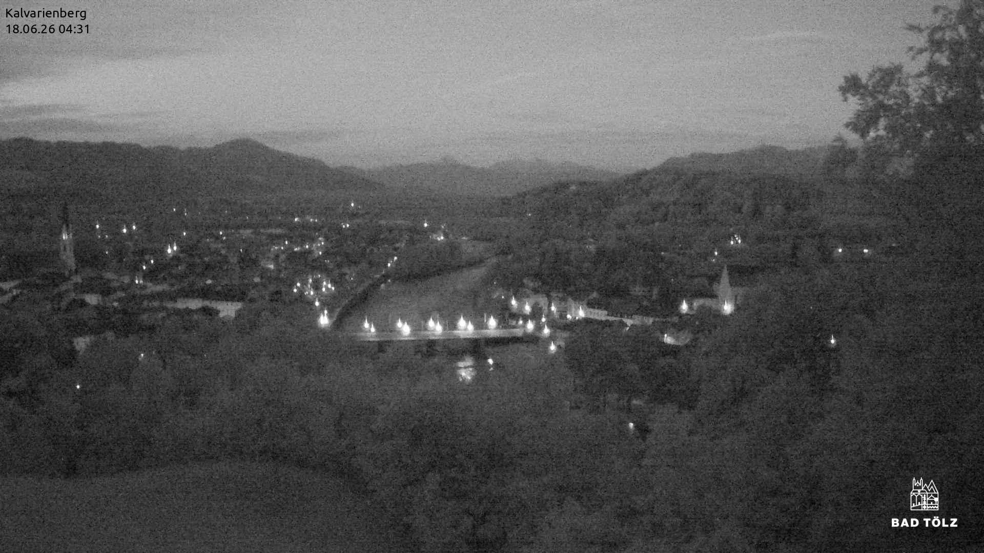 Archiv Foto Webcam Kalvarienberg bei Bad Tölz