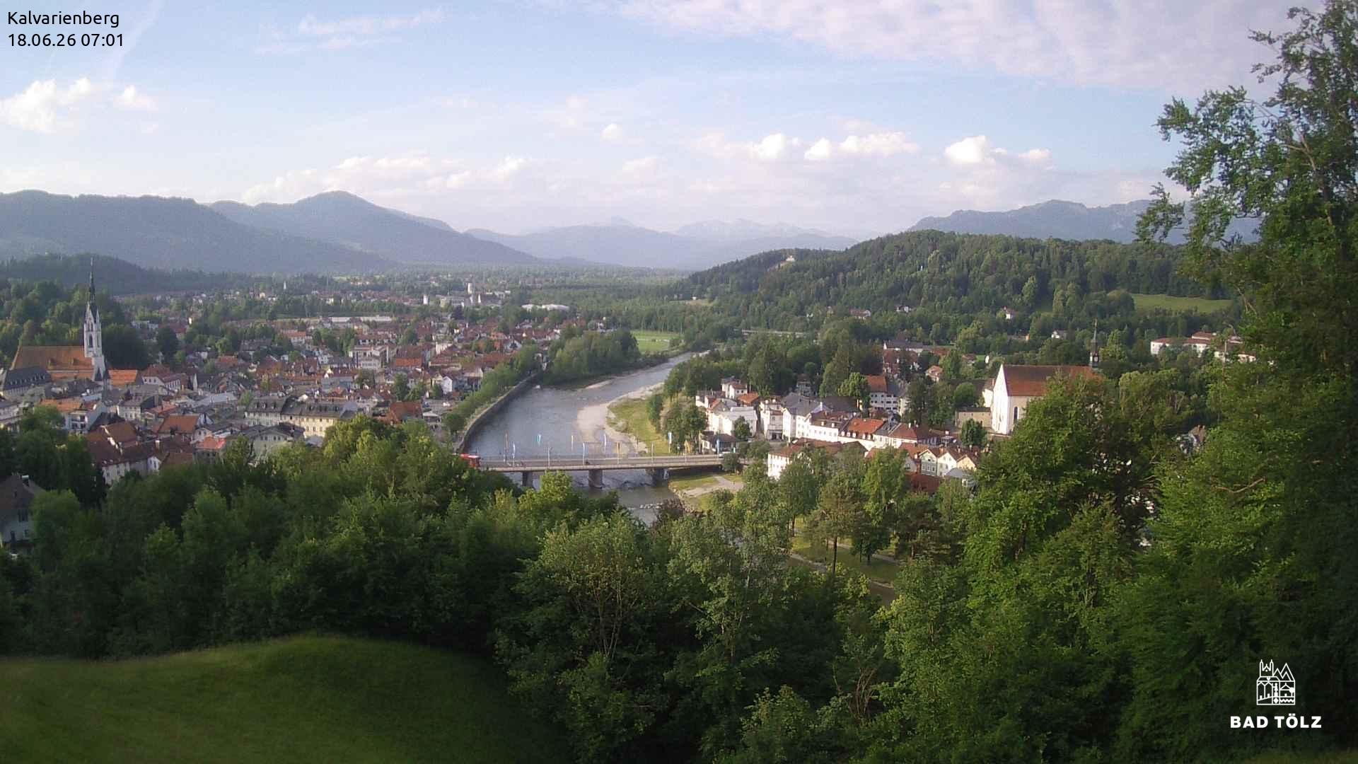 Archiv Foto Webcam Kalvarienberg bei Bad Tölz