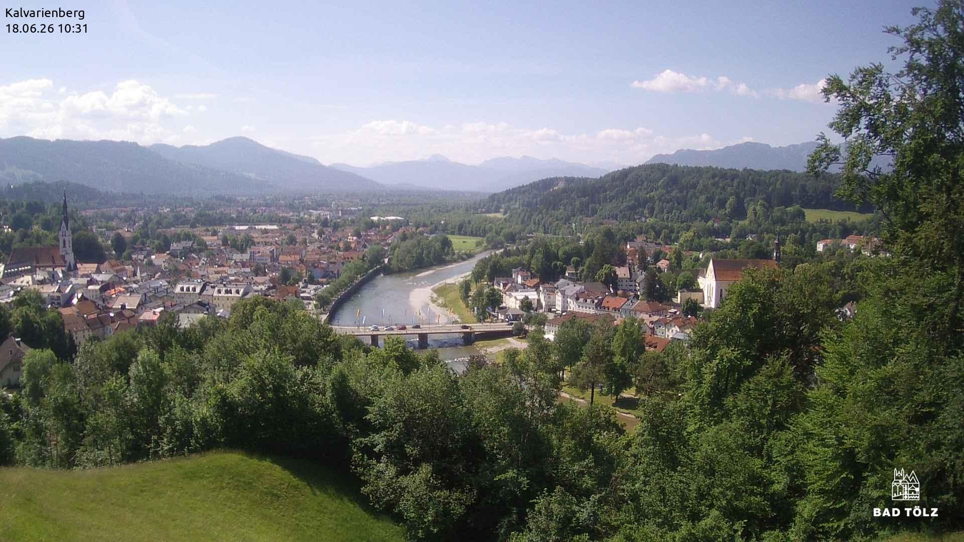 Archiv Foto Webcam Kalvarienberg bei Bad Tölz