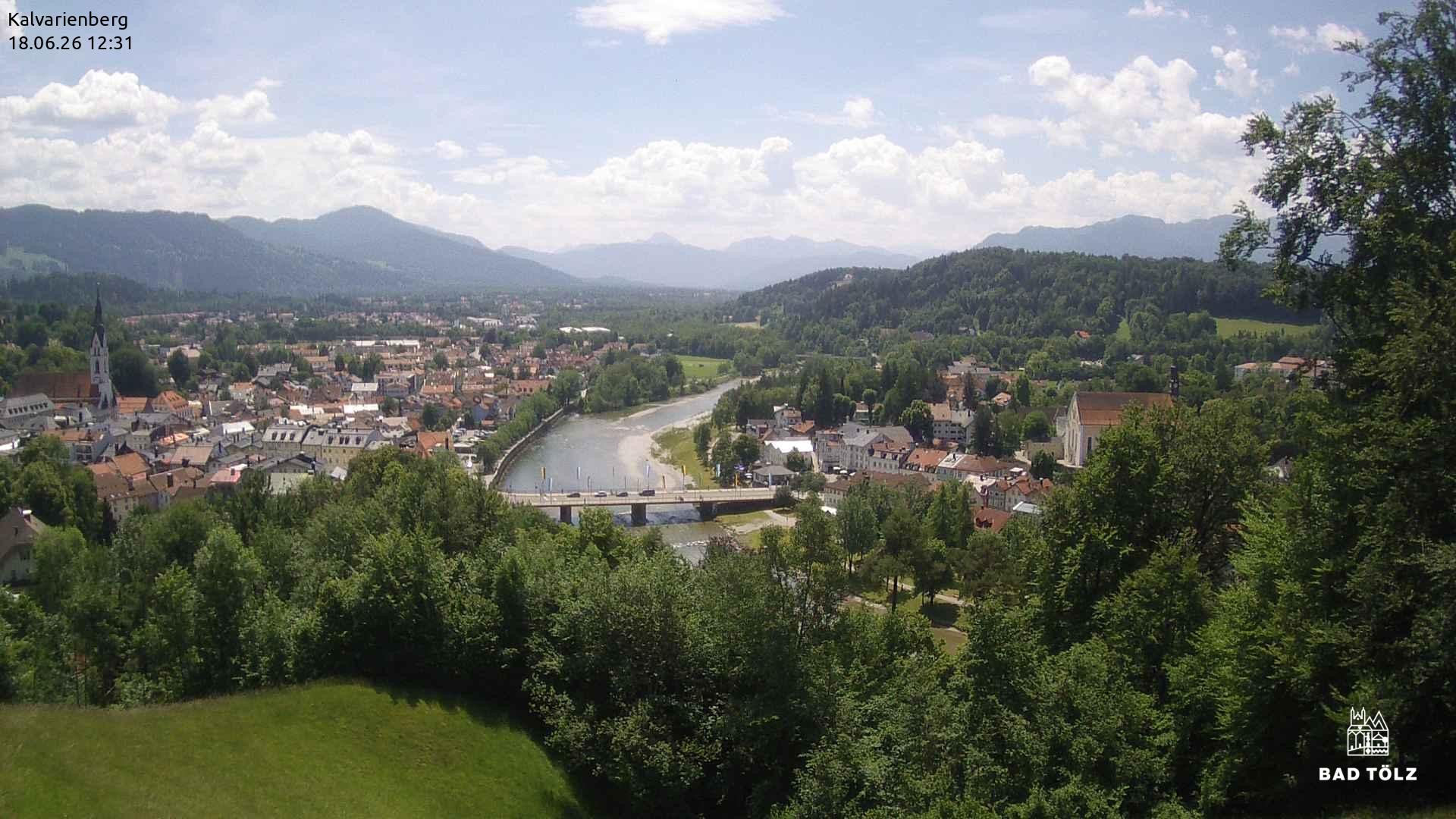 Archiv Foto Webcam Kalvarienberg bei Bad Tölz