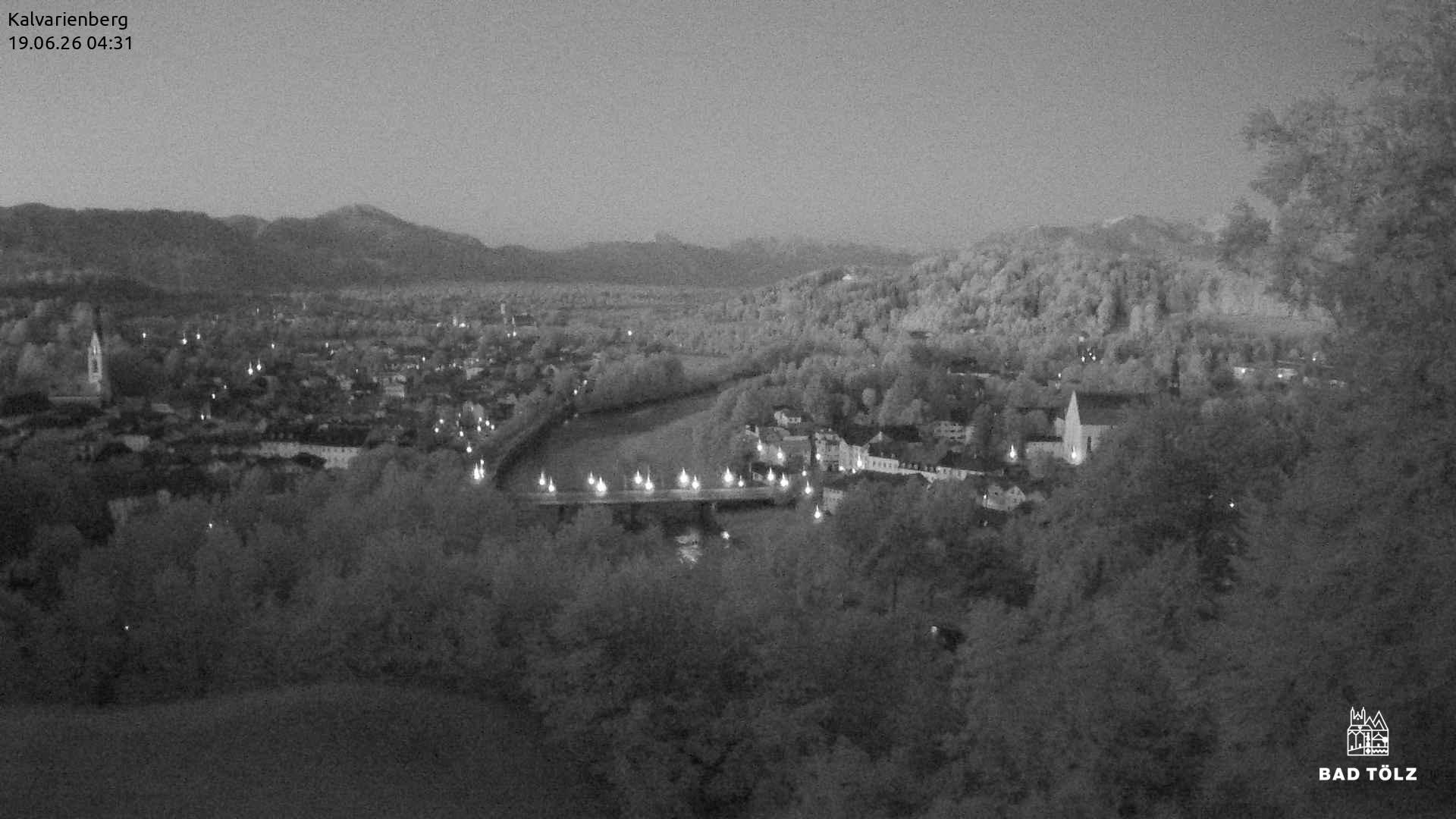 Archiv Foto Webcam Kalvarienberg bei Bad Tölz
