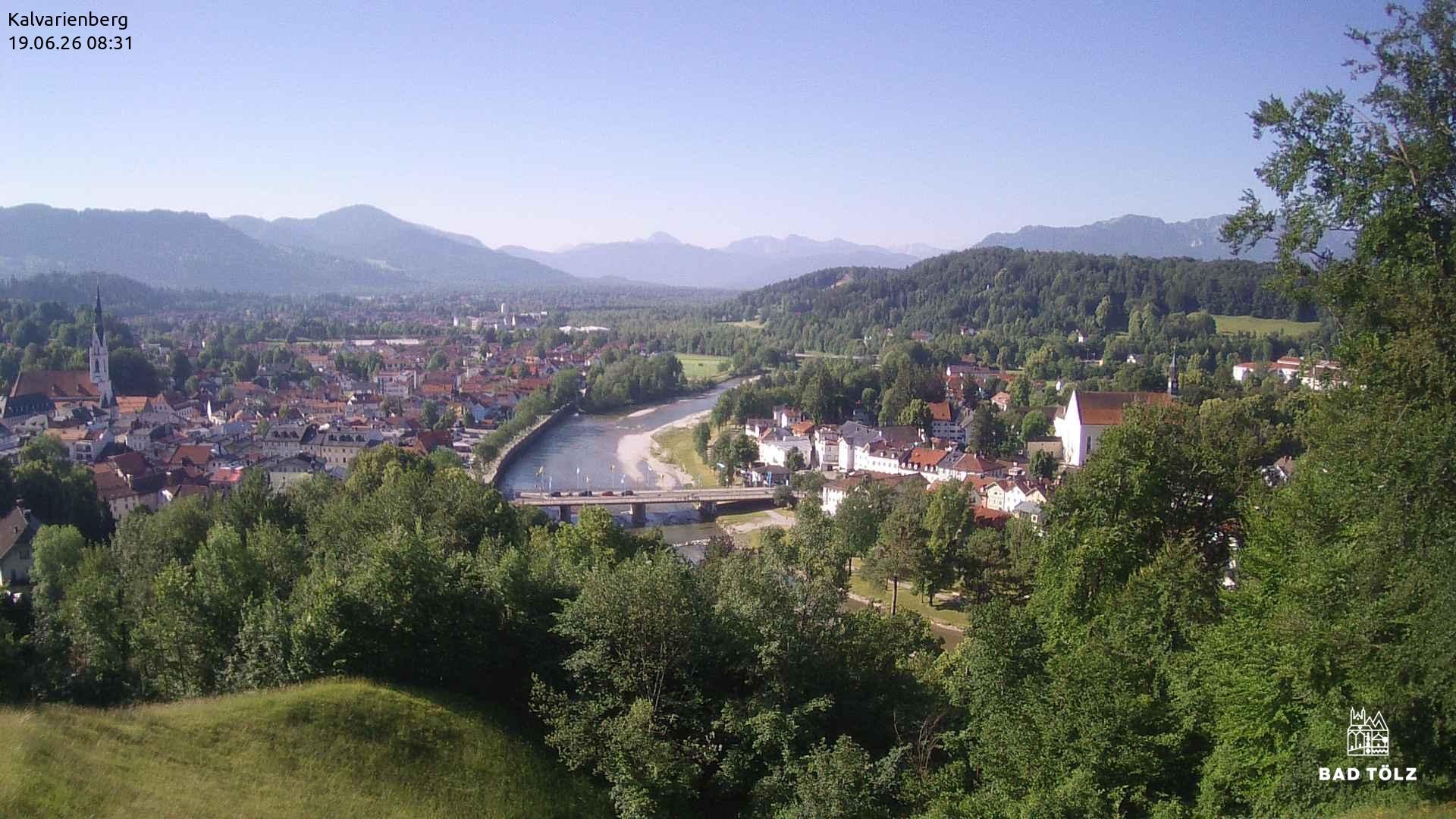 Archiv Foto Webcam Kalvarienberg bei Bad Tölz