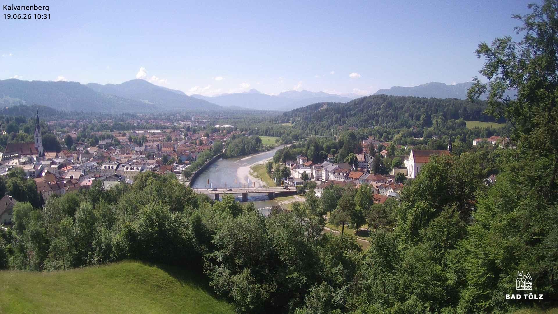 Archiv Foto Webcam Kalvarienberg bei Bad Tölz