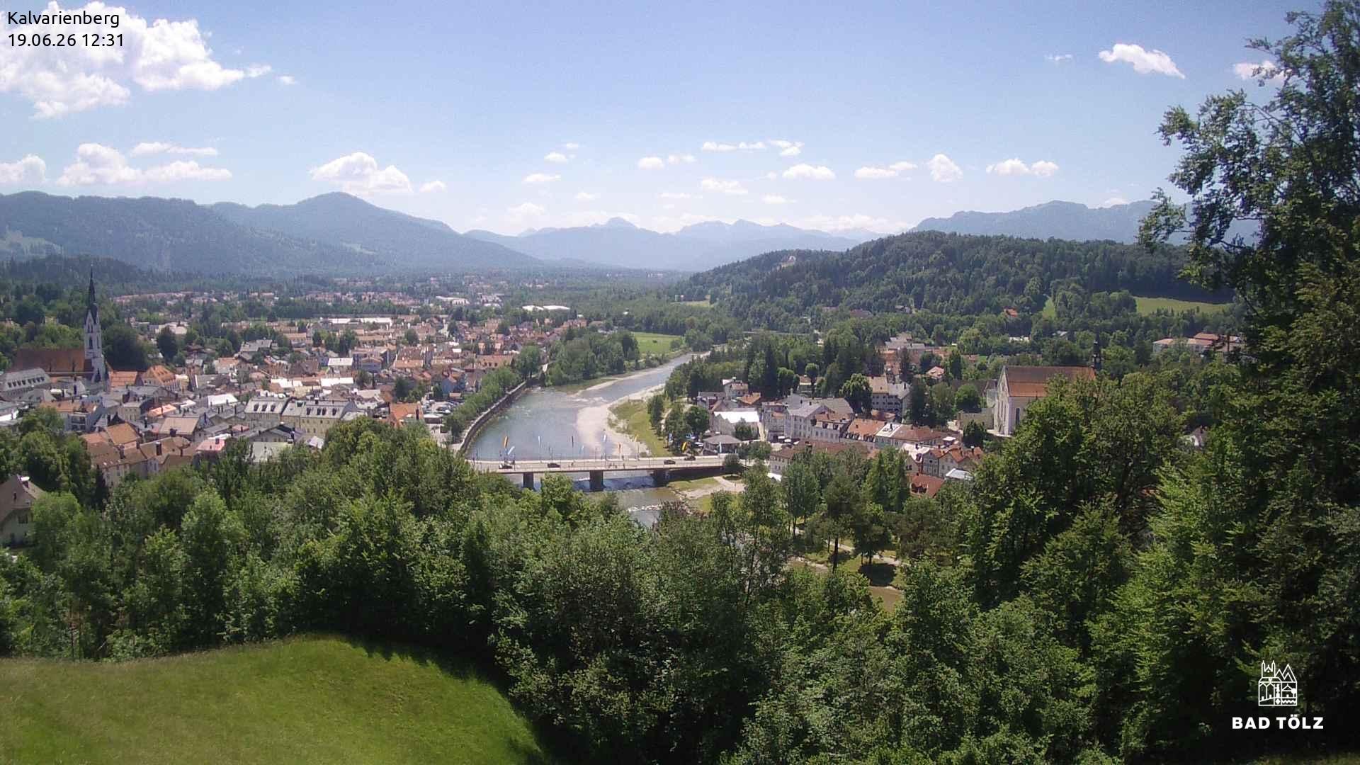 Archiv Foto Webcam Kalvarienberg bei Bad Tölz