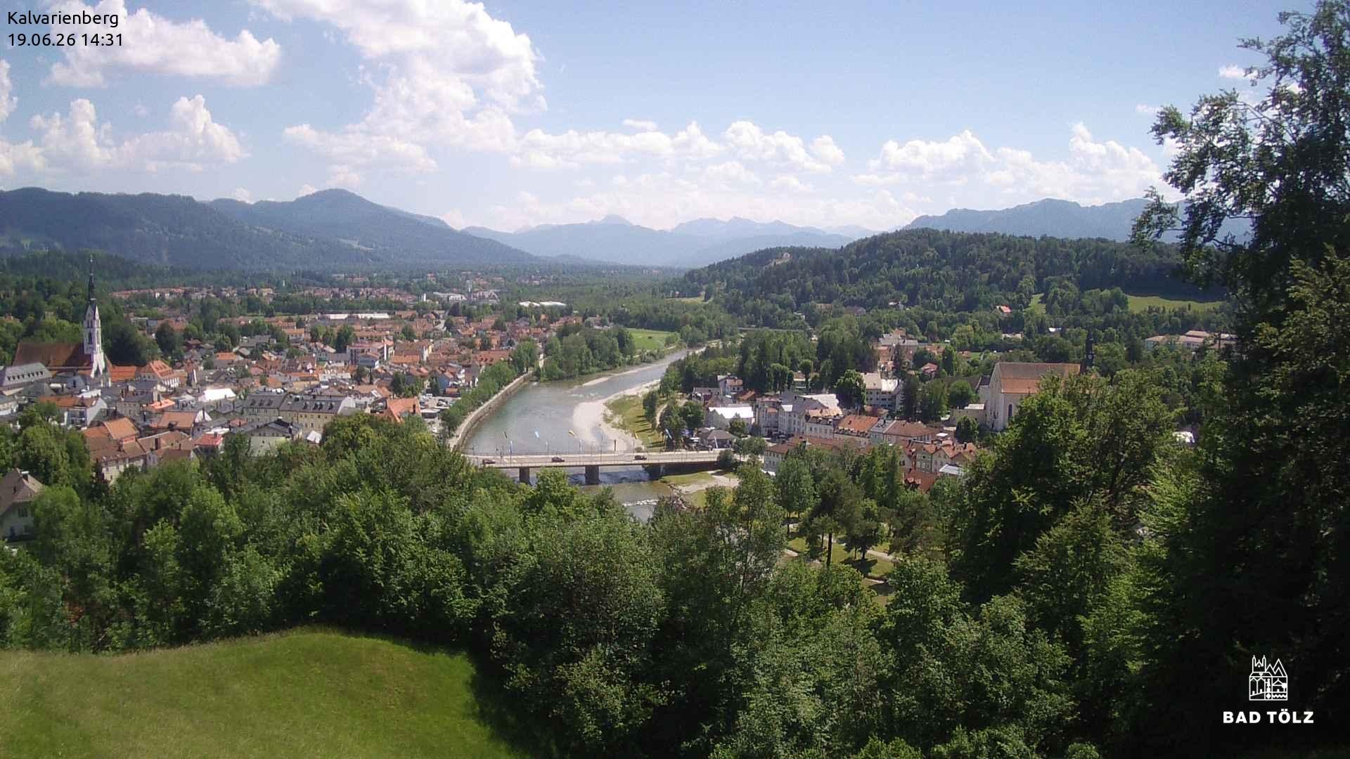 Archiv Foto Webcam Kalvarienberg bei Bad Tölz