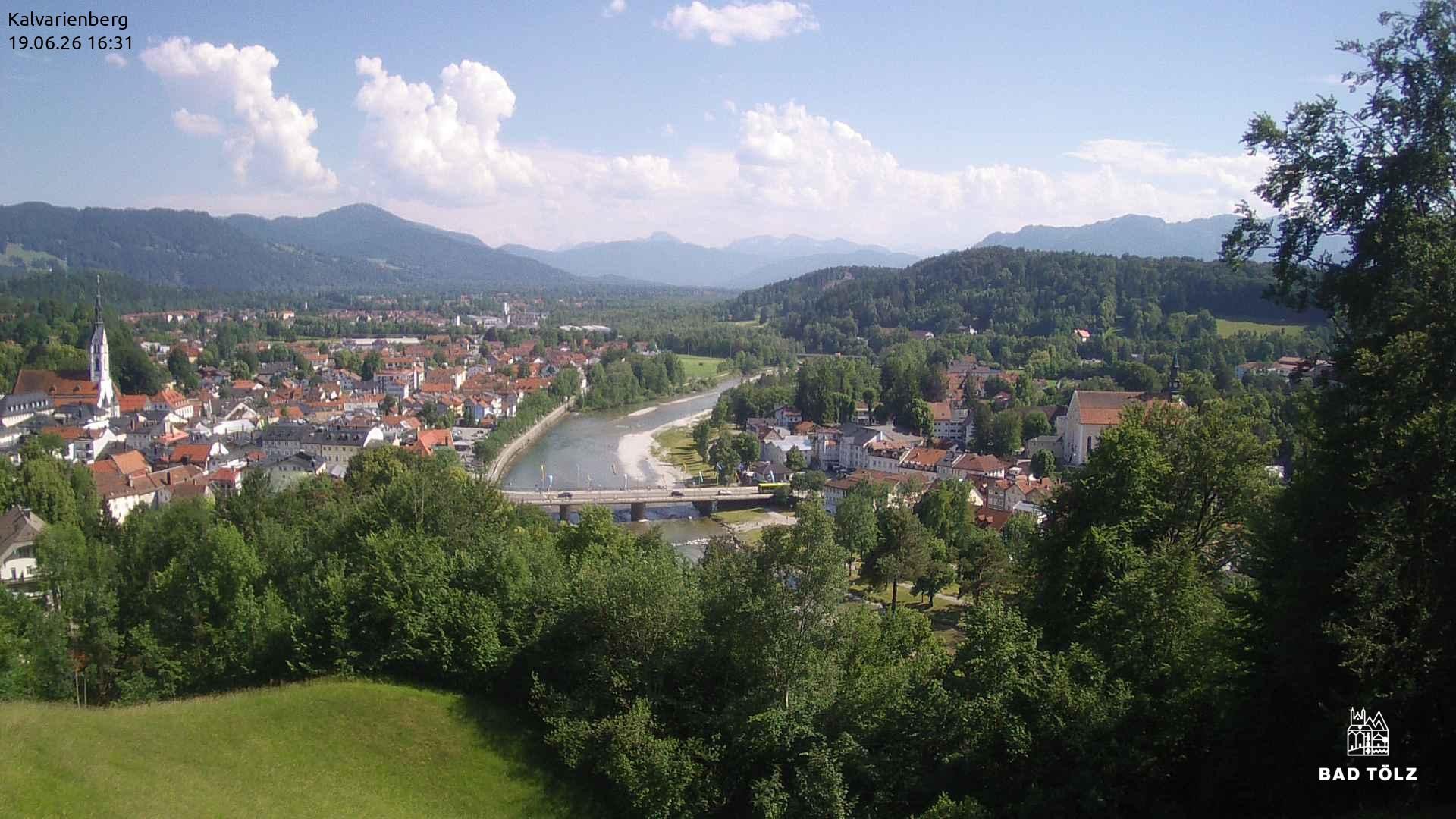 Archiv Foto Webcam Kalvarienberg bei Bad Tölz