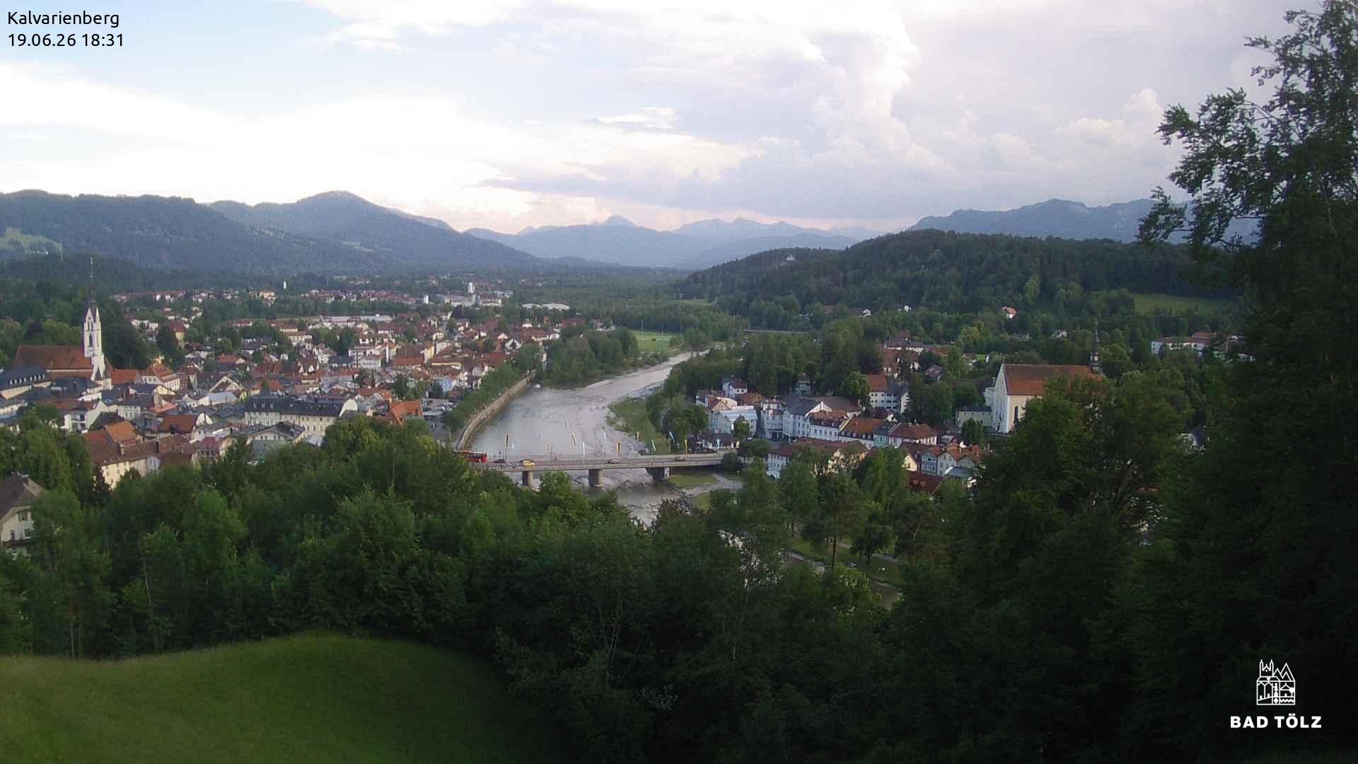 Archiv Foto Webcam Kalvarienberg bei Bad Tölz