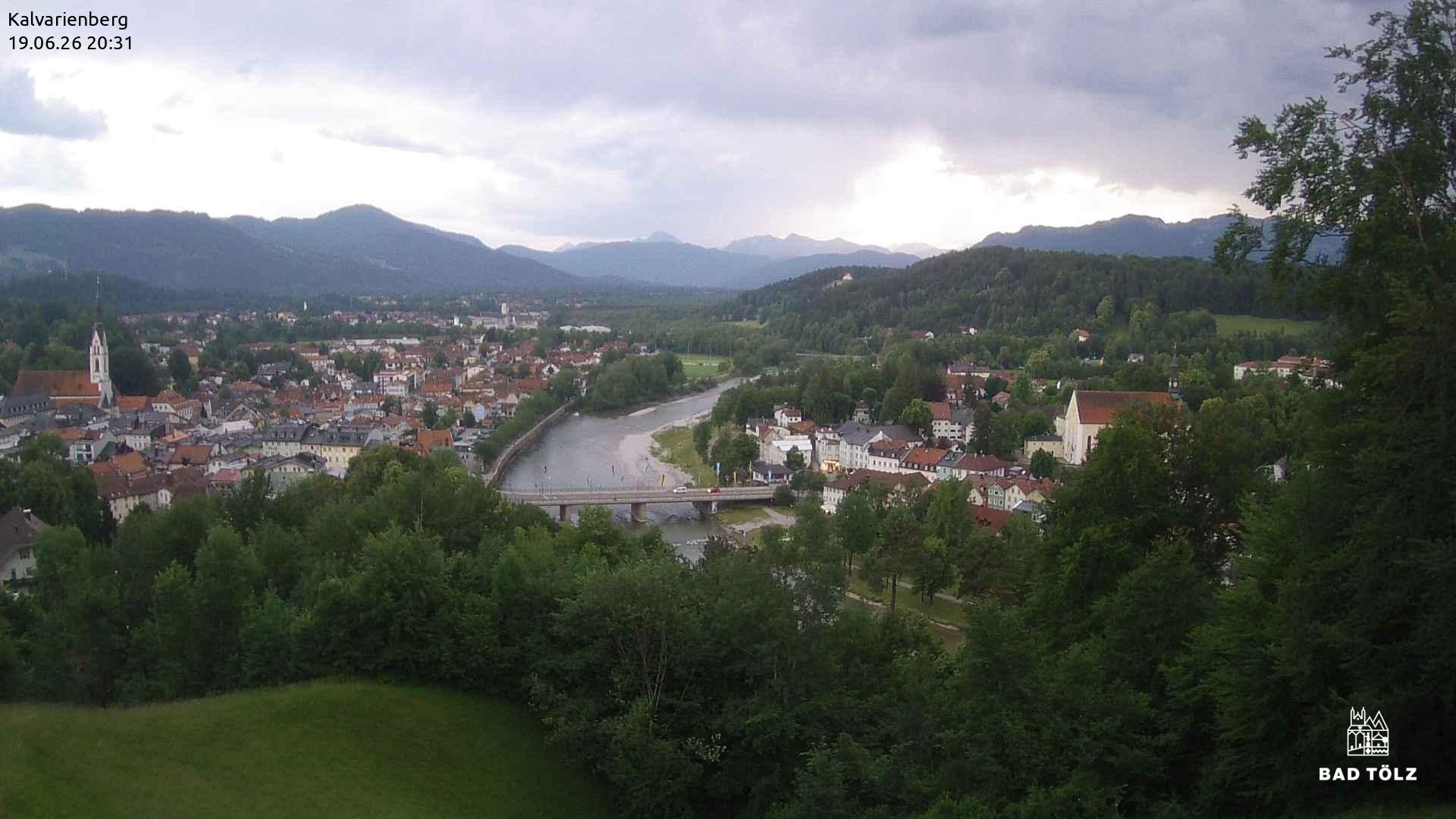 Archiv Foto Webcam Kalvarienberg bei Bad Tölz