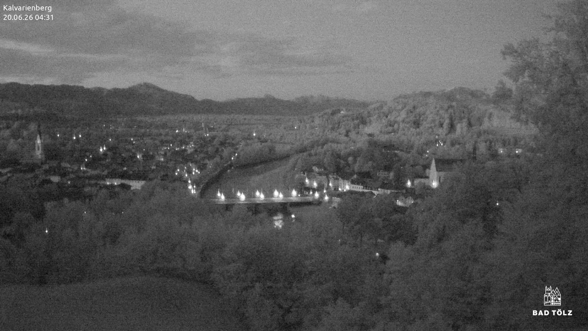 Archiv Foto Webcam Kalvarienberg bei Bad Tölz