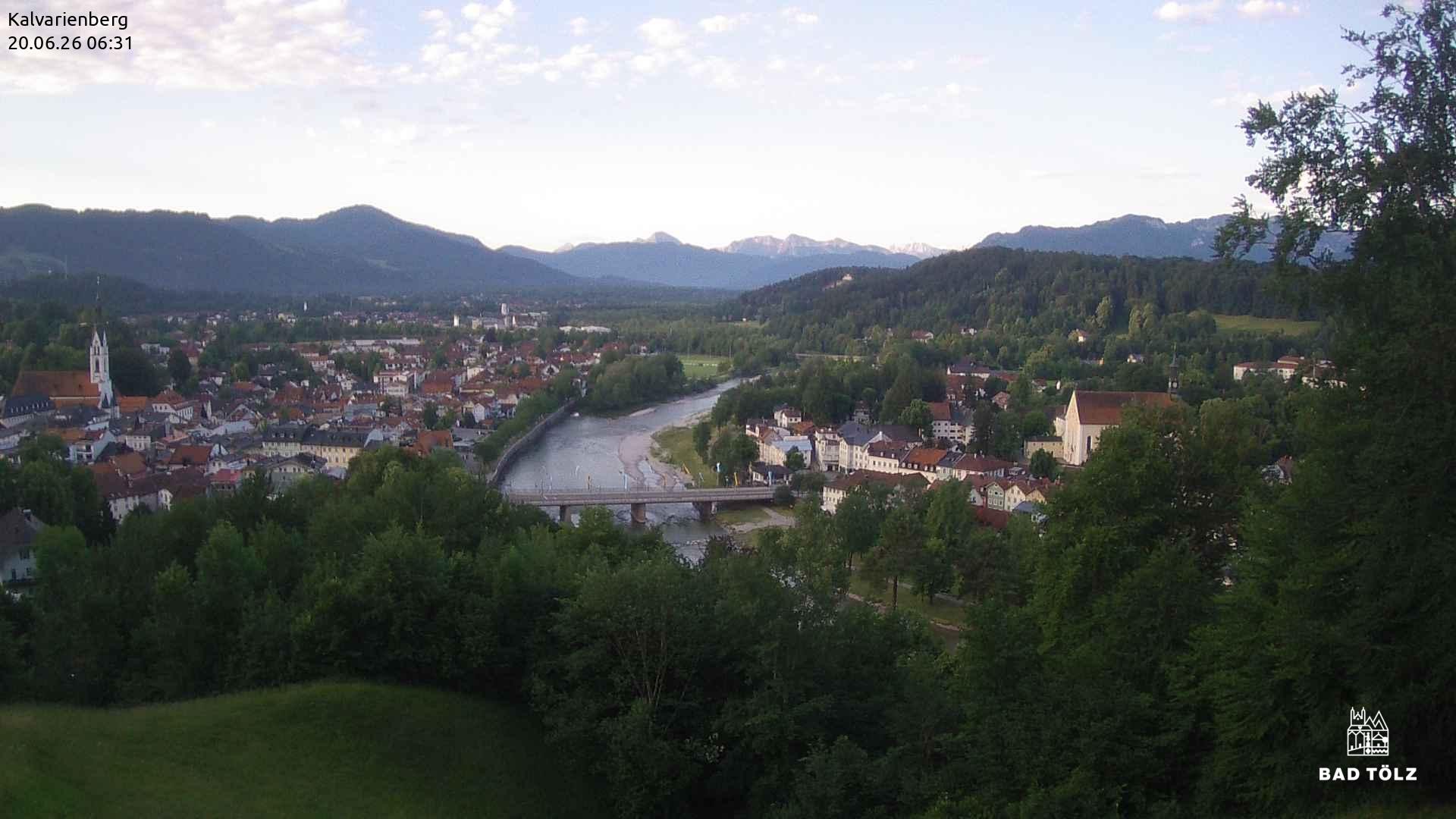 Archiv Foto Webcam Kalvarienberg bei Bad Tölz