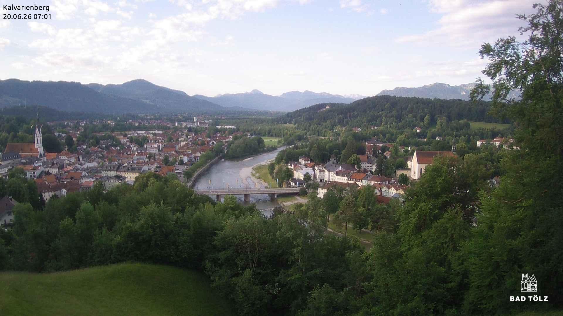 Archiv Foto Webcam Kalvarienberg bei Bad Tölz