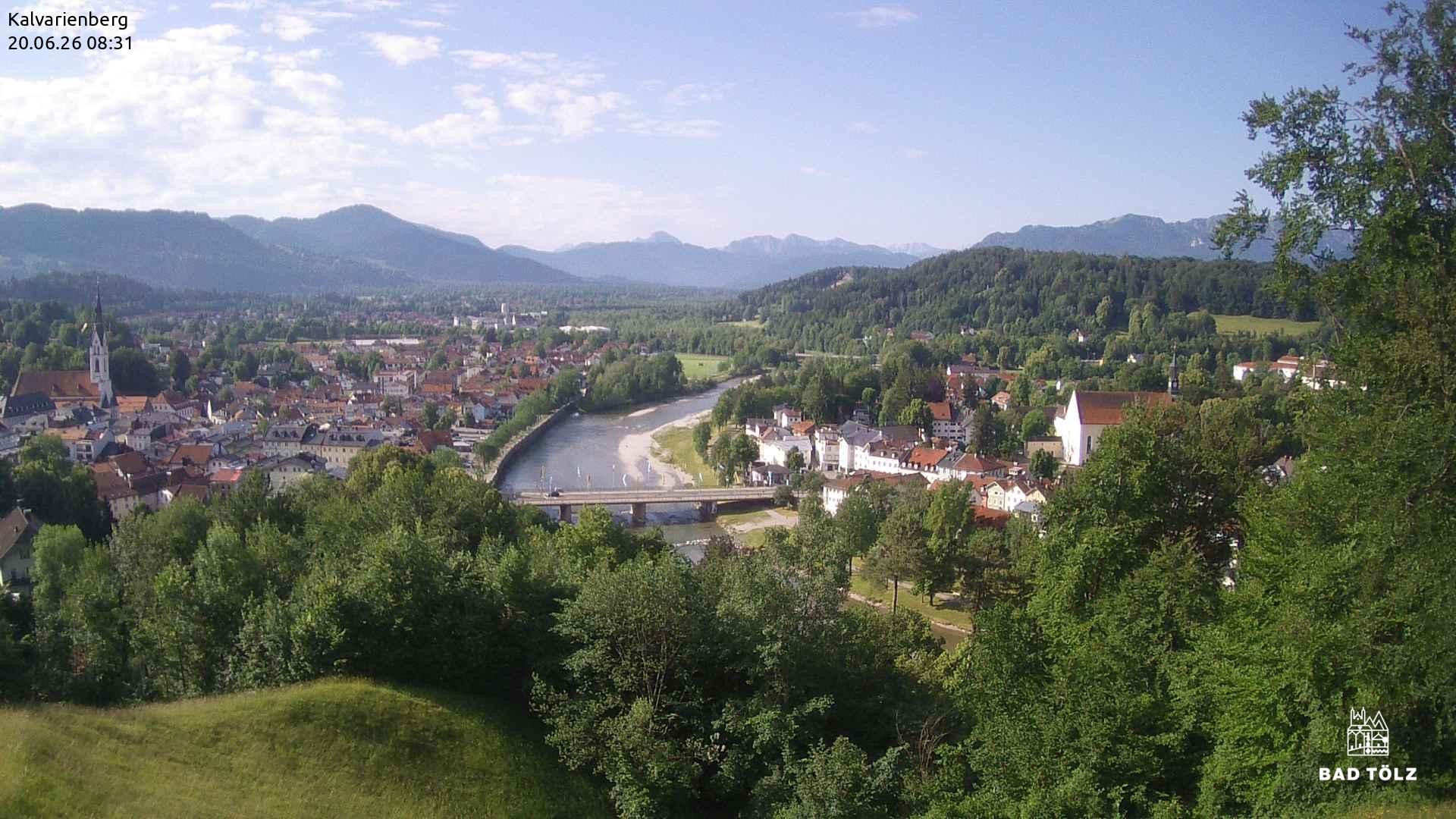 Archiv Foto Webcam Kalvarienberg bei Bad Tölz