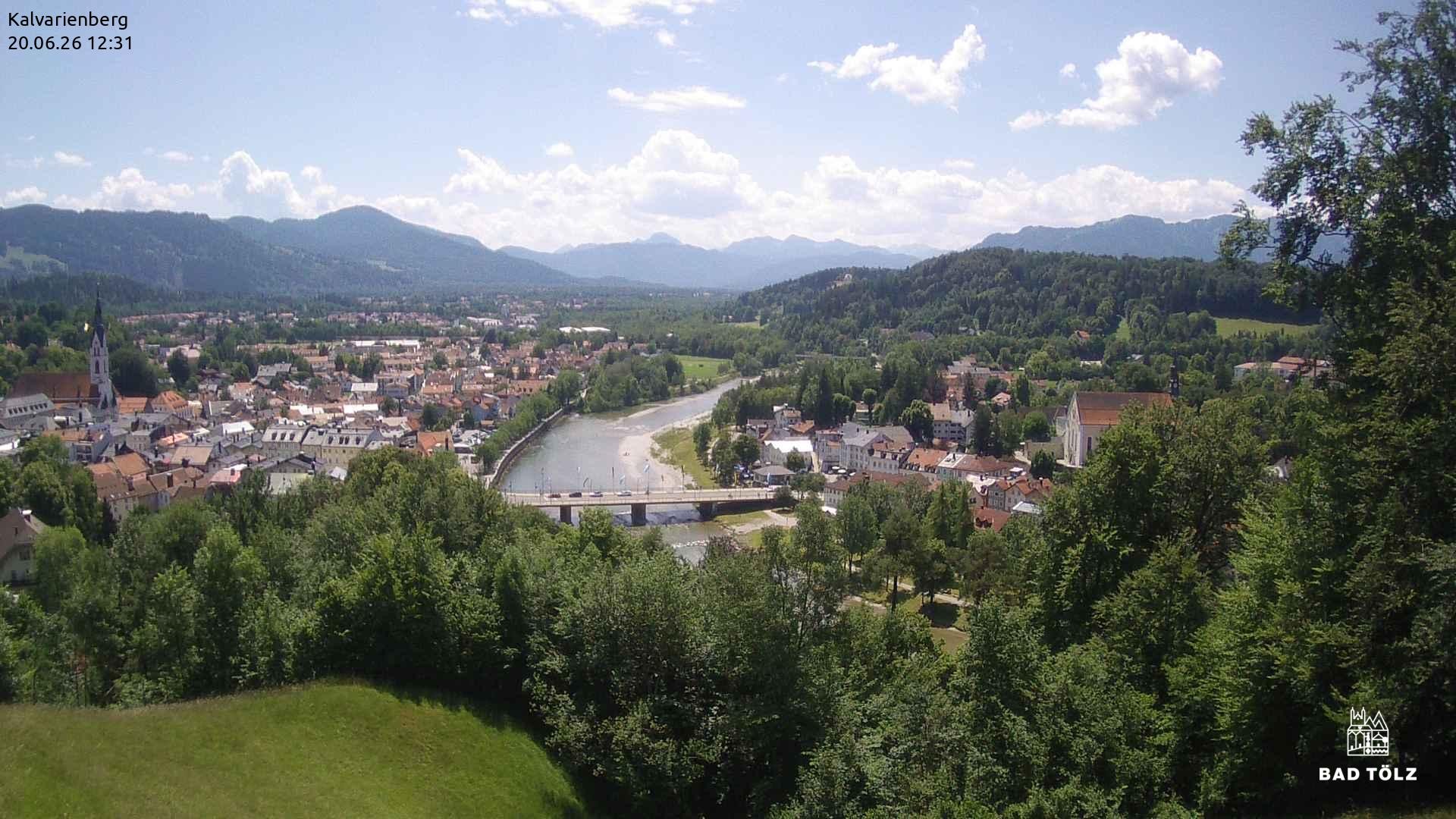 Archiv Foto Webcam Kalvarienberg bei Bad Tölz