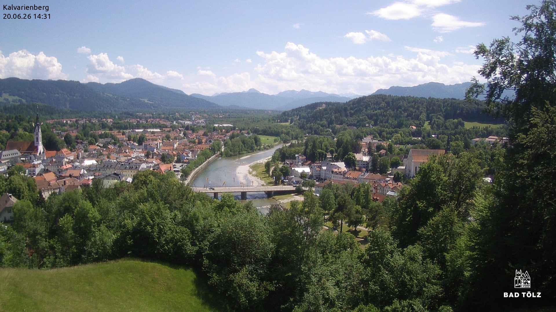 Archiv Foto Webcam Kalvarienberg bei Bad Tölz