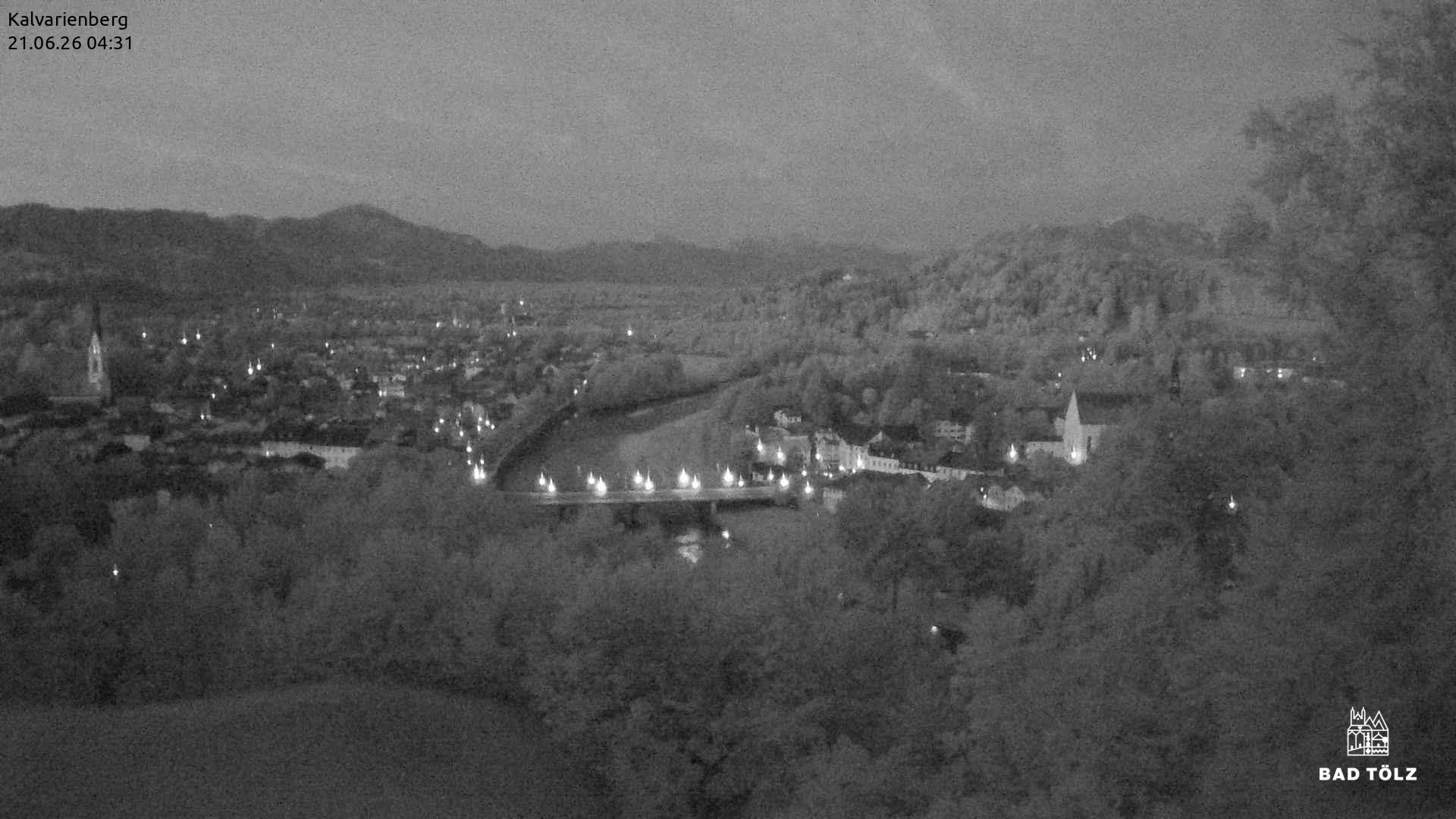 Archived image Webcam Bad Tölz - Kalvarienberg