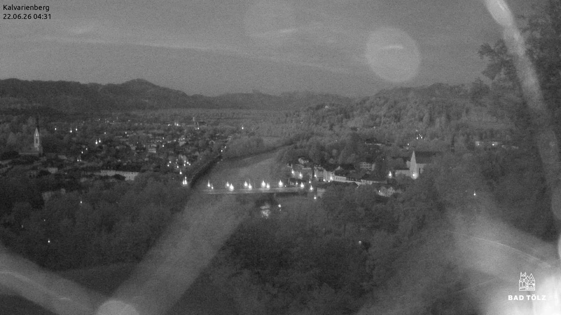 Archiv Foto Webcam Kalvarienberg bei Bad Tölz