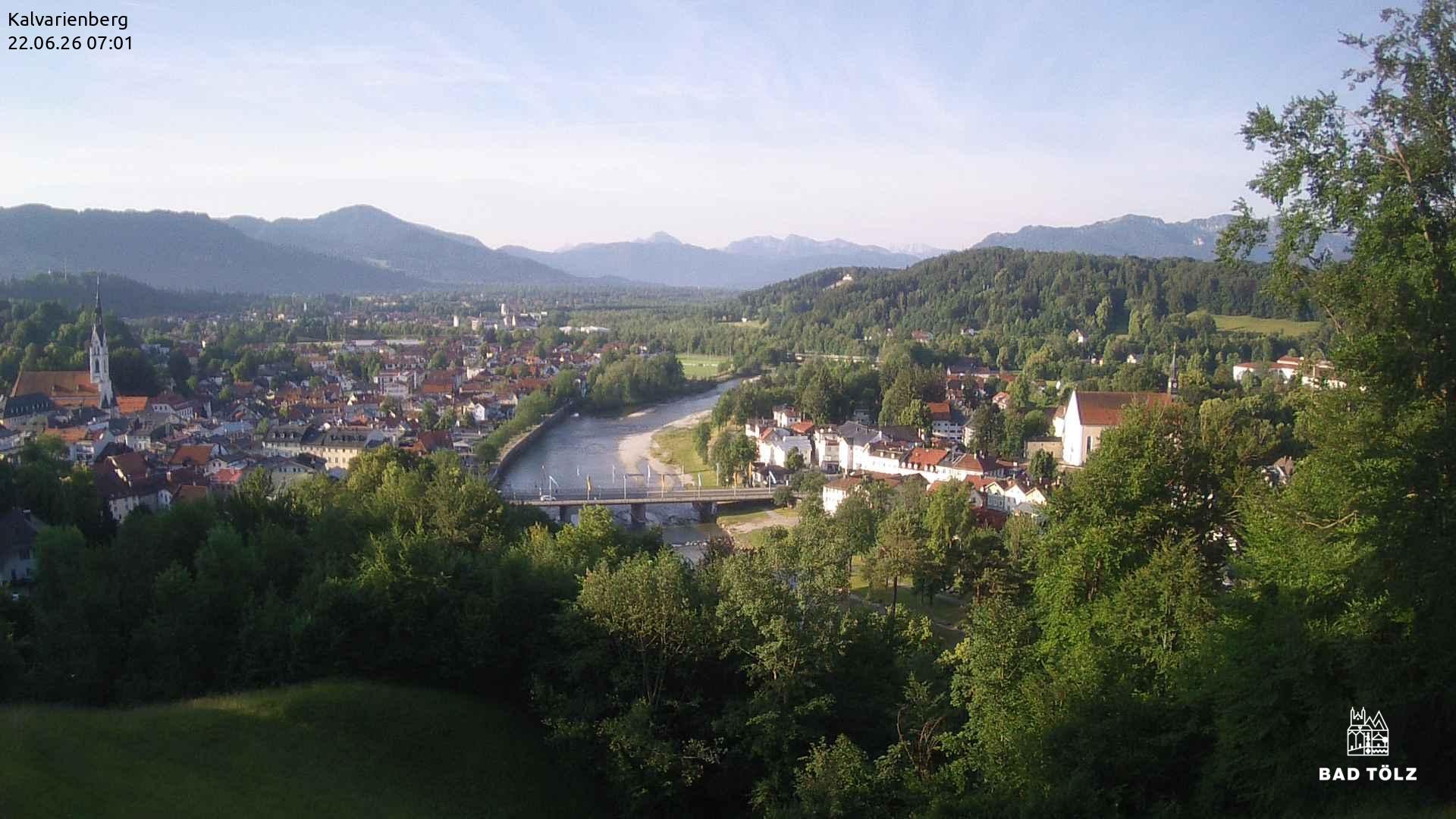 Archiv Foto Webcam Kalvarienberg bei Bad Tölz
