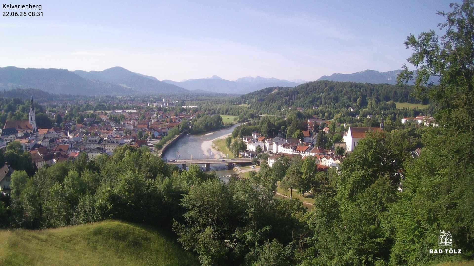 Archiv Foto Webcam Kalvarienberg bei Bad Tölz