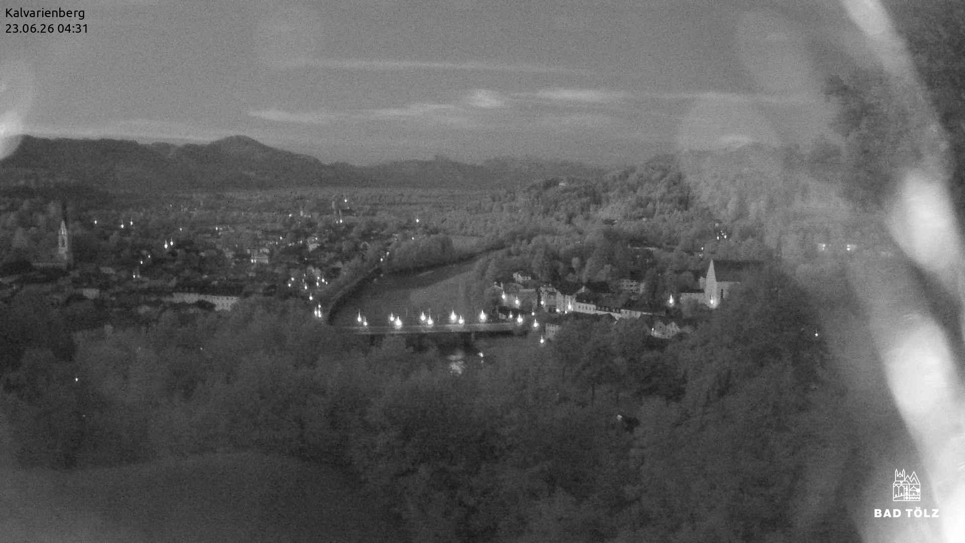 Archiv Foto Webcam Kalvarienberg bei Bad Tölz