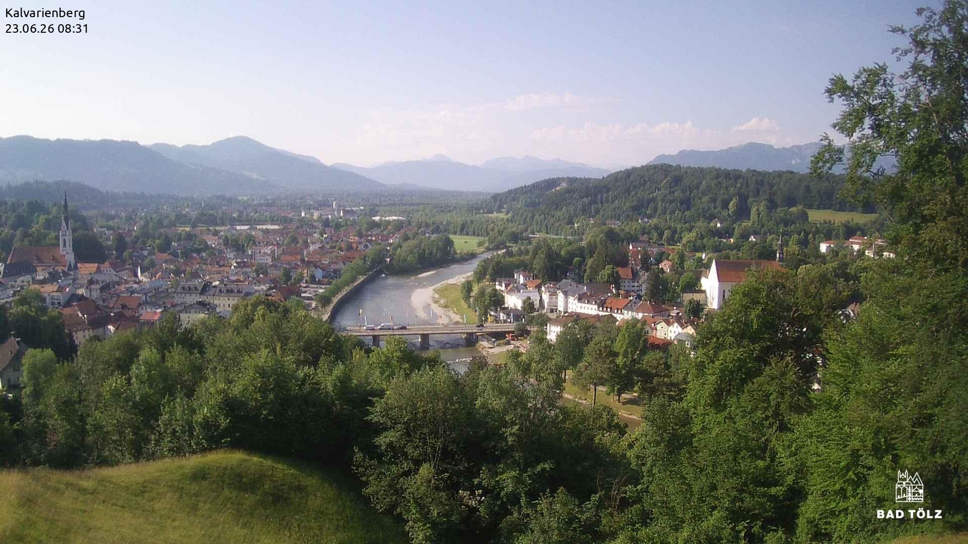 Archiv Foto Webcam Kalvarienberg bei Bad Tölz