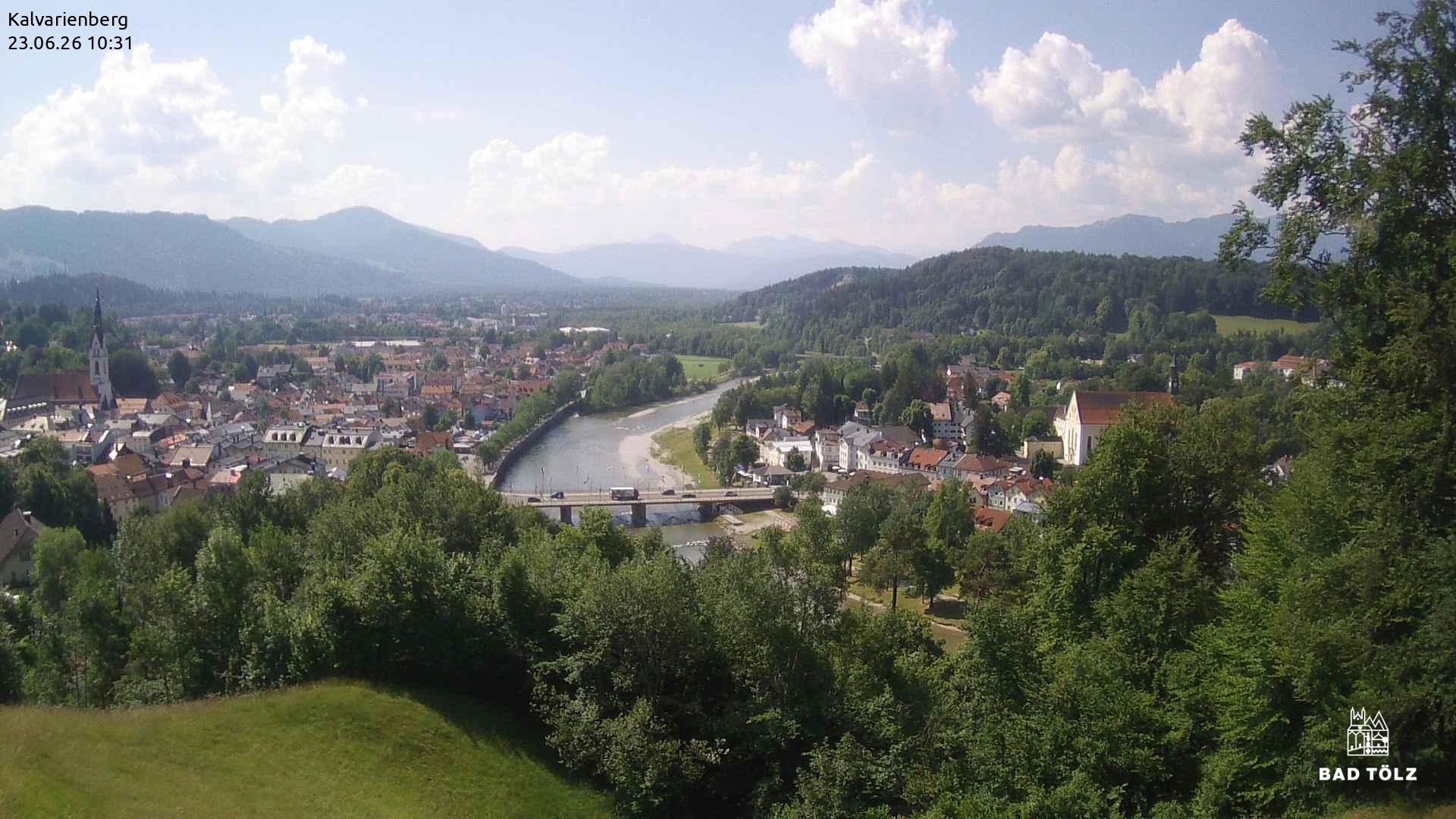 Archiv Foto Webcam Kalvarienberg bei Bad Tölz
