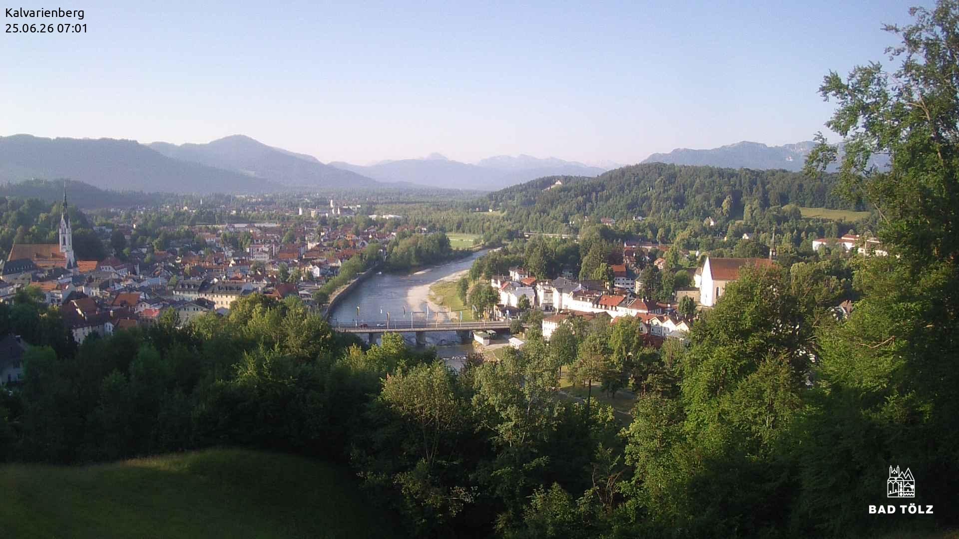Archiv Foto Webcam Kalvarienberg bei Bad Tölz