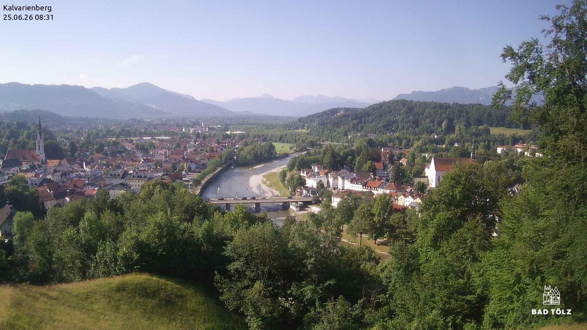 Archiv Foto Webcam Kalvarienberg bei Bad Tölz