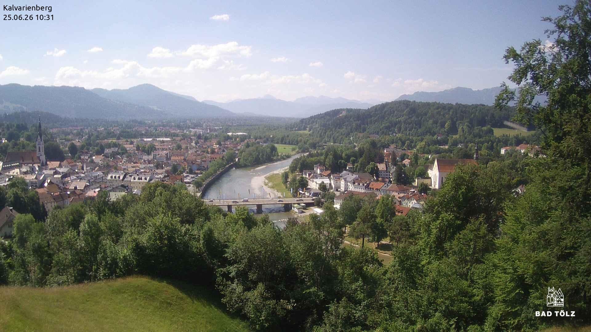 Archiv Foto Webcam Kalvarienberg bei Bad Tölz