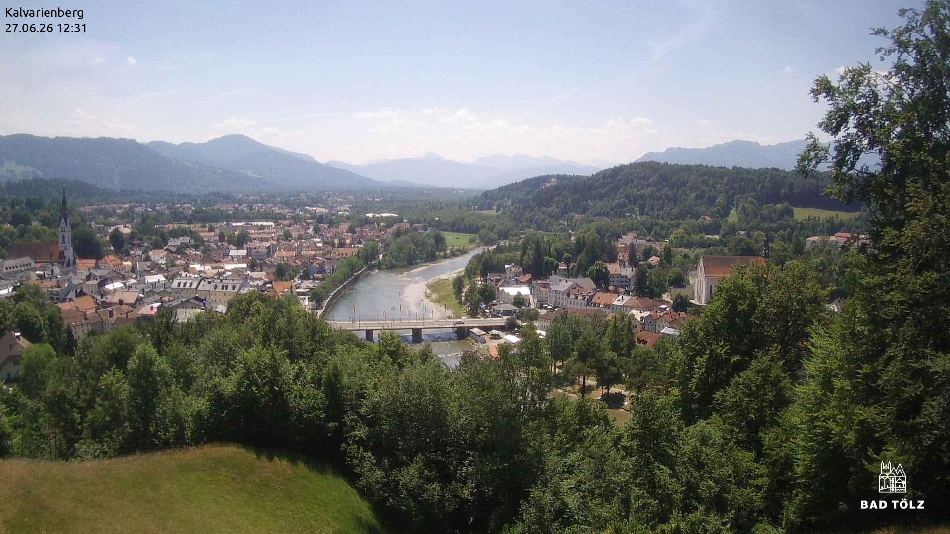 Archived image Webcam Bad Tölz - Kalvarienberg