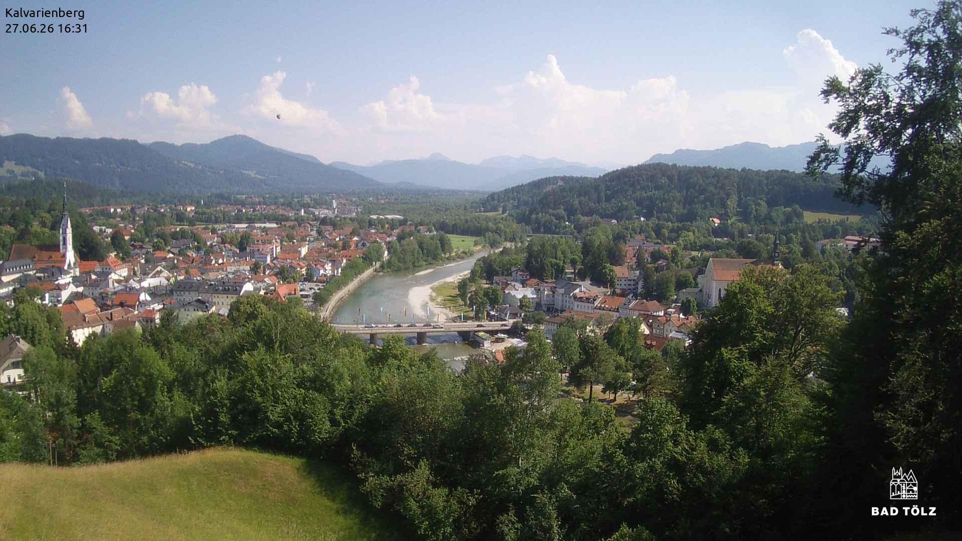 Archived image Webcam Bad Tölz - Kalvarienberg