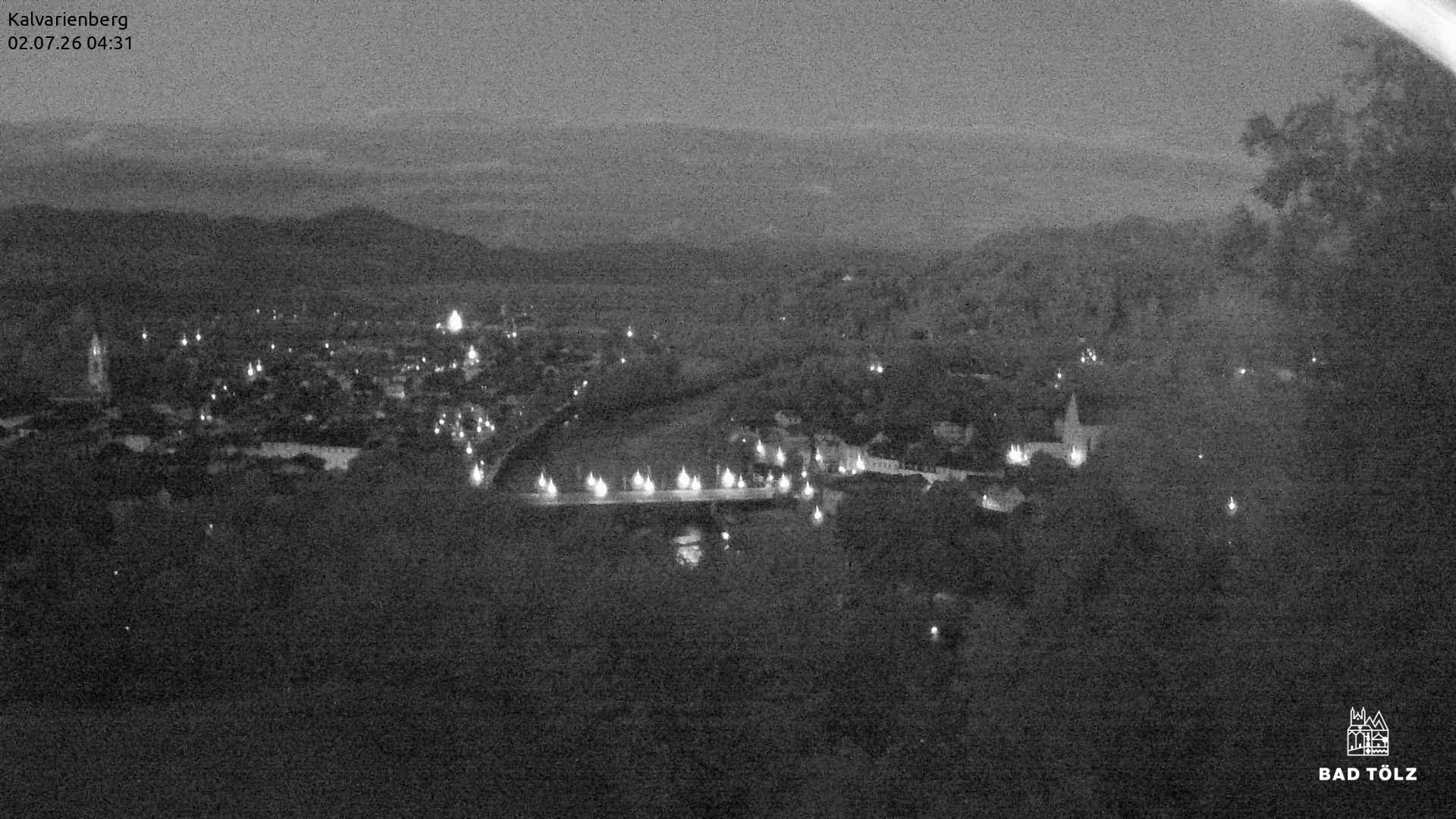 Archived image Webcam Bad Tölz - Kalvarienberg